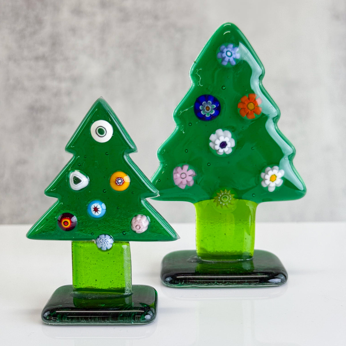 Millefiori Christmas Tree - Murano Glass - Holiday Decor