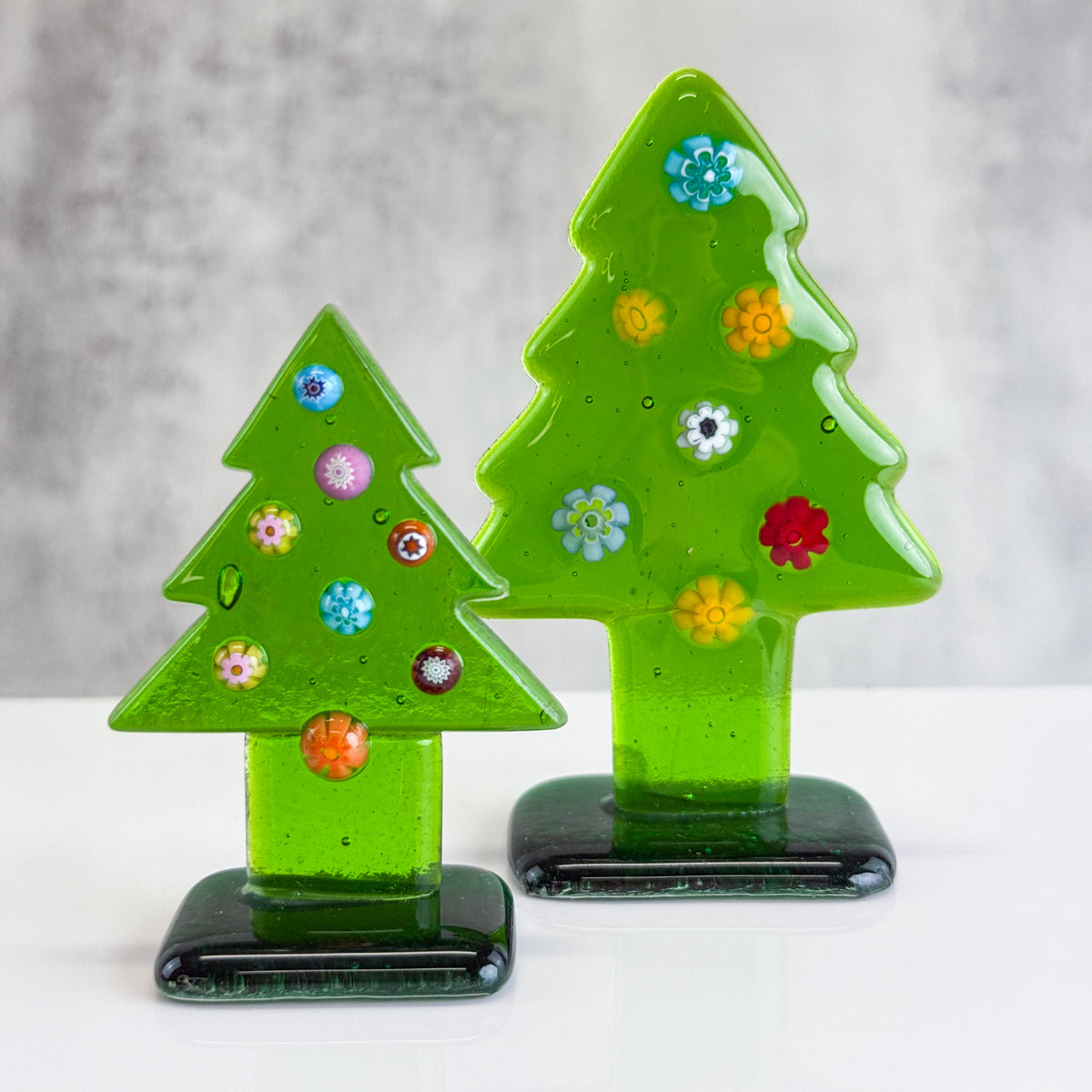 Millefiori Christmas Tree - Murano Glass - Holiday Decor