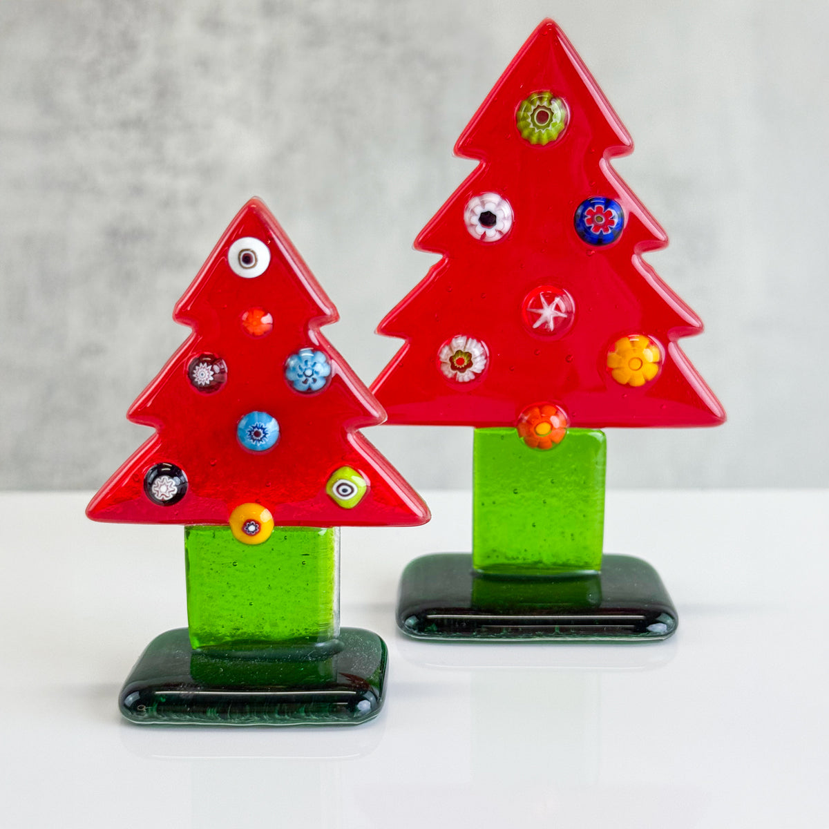 Millefiori Christmas Tree - Murano Glass - Holiday Decor