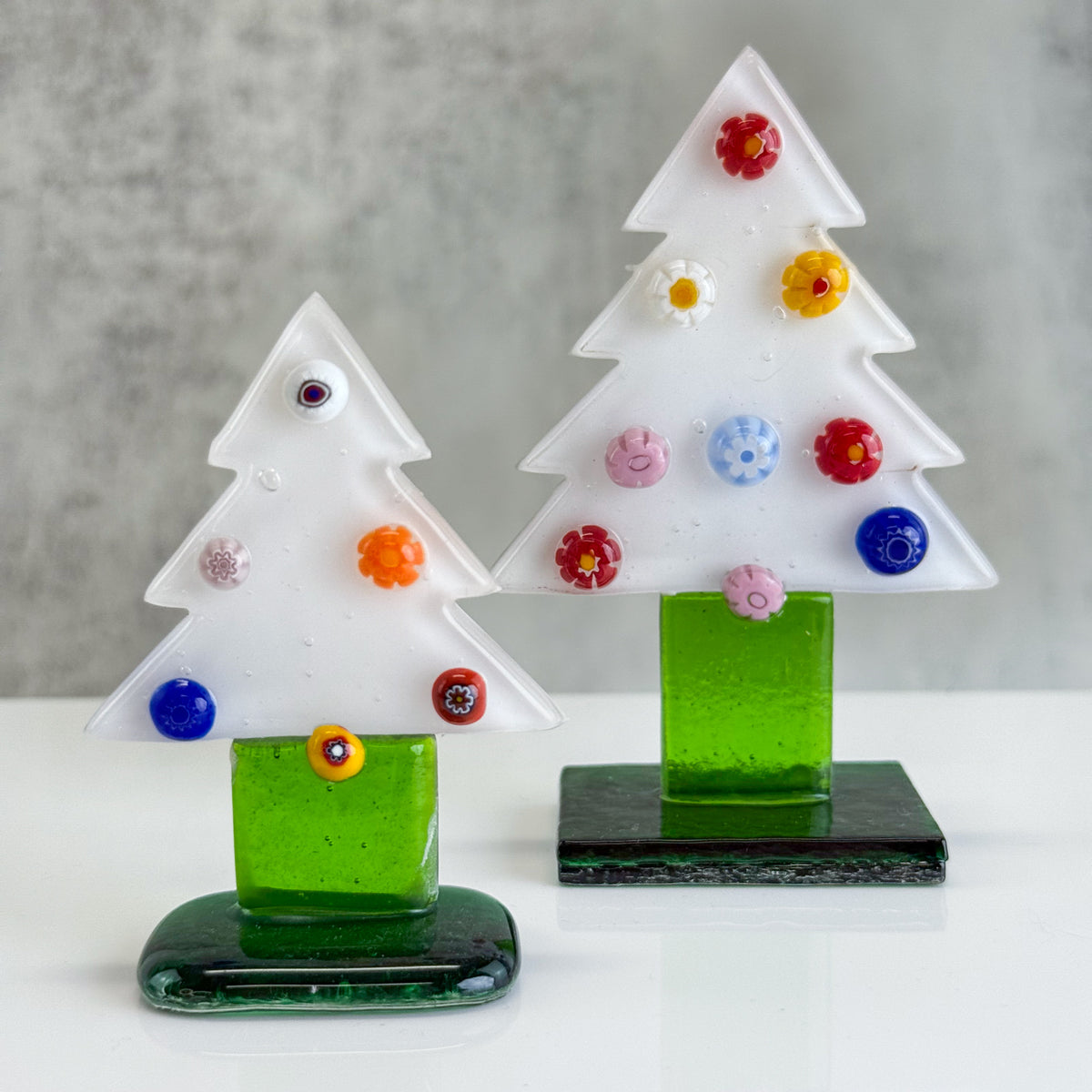 Millefiori Christmas Tree - Murano Glass - Holiday Decor