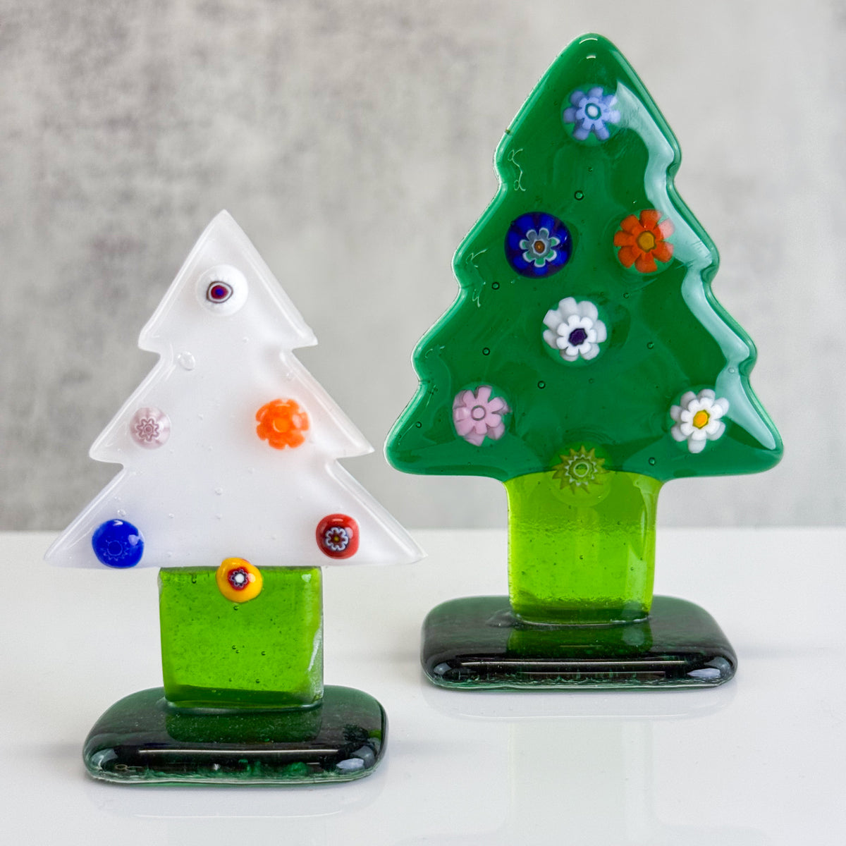 Millefiori Christmas Tree - Murano Glass - Holiday Decor