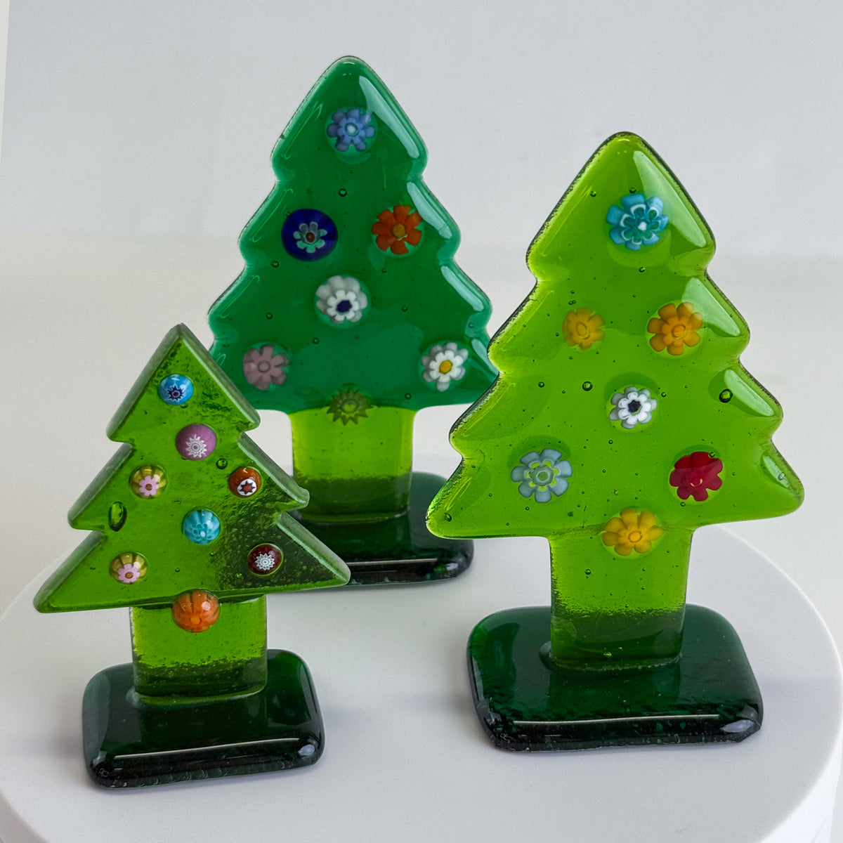 Millefiori Christmas Tree - Murano Glass - Holiday Decor