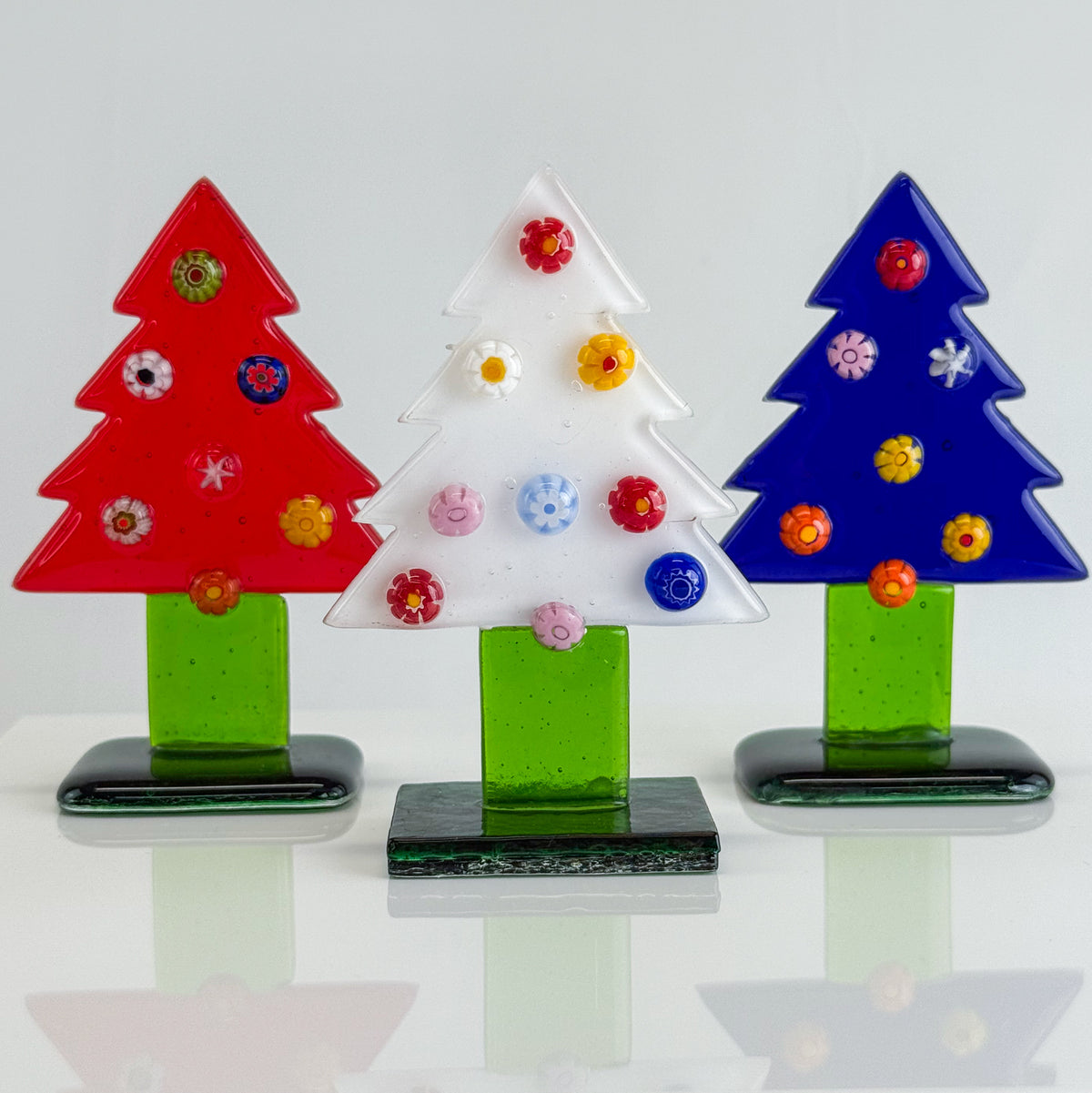 Millefiori Christmas Tree - Murano Glass - Holiday Decor