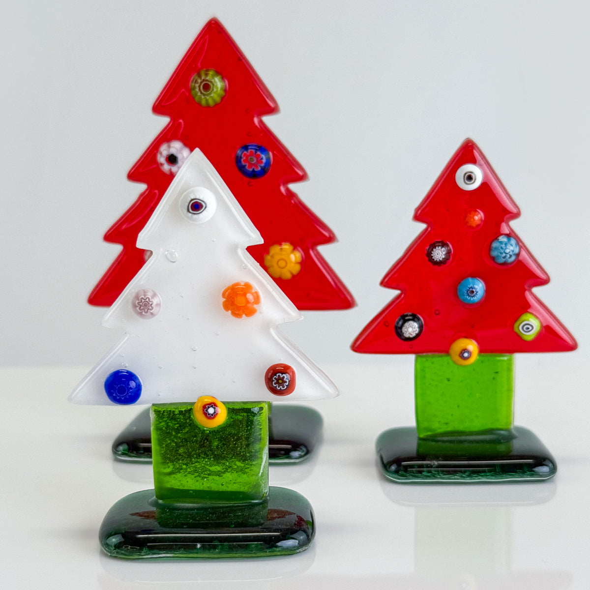 Millefiori Christmas Tree - Murano Glass - Holiday Decor