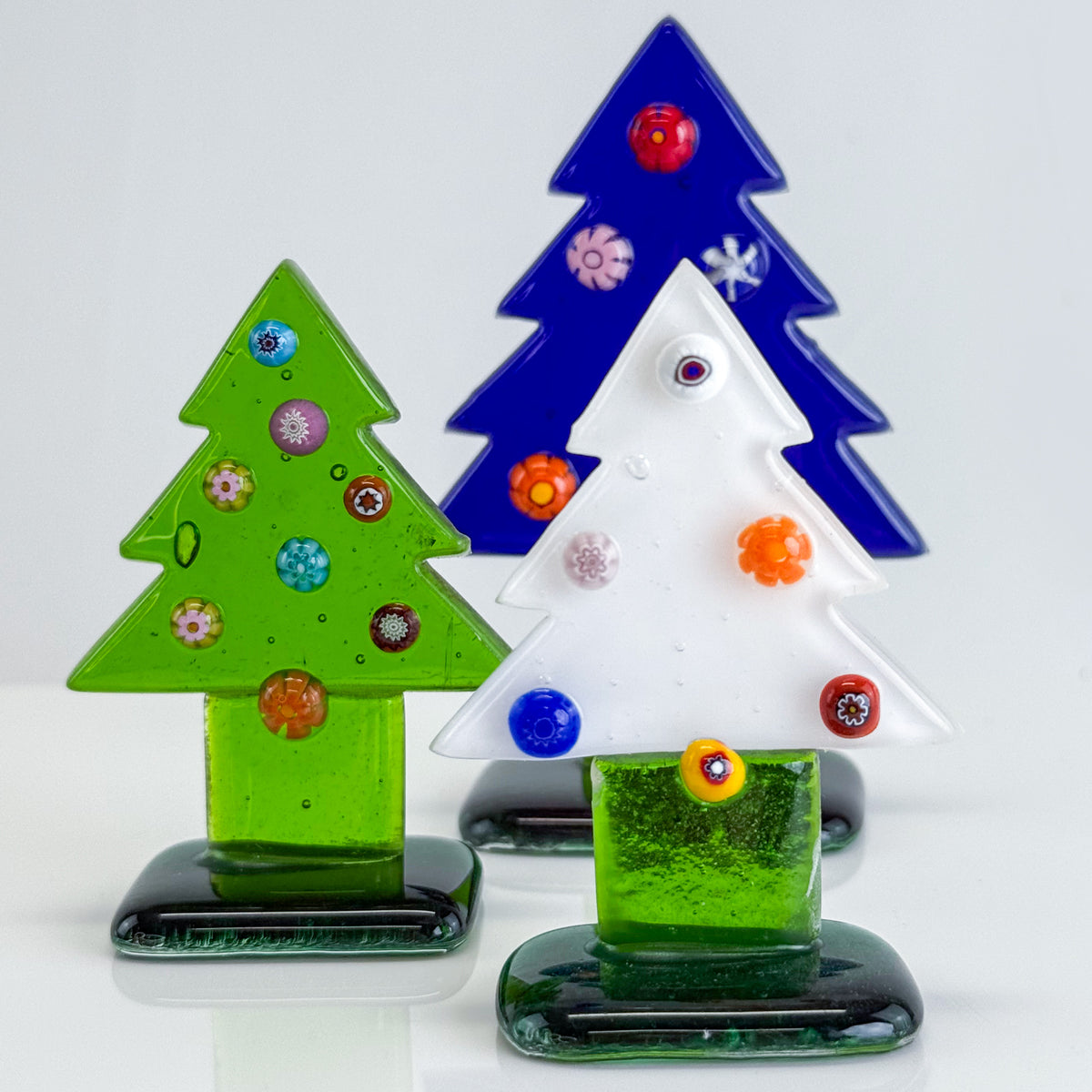 Millefiori Christmas Tree - Murano Glass - Holiday Decor