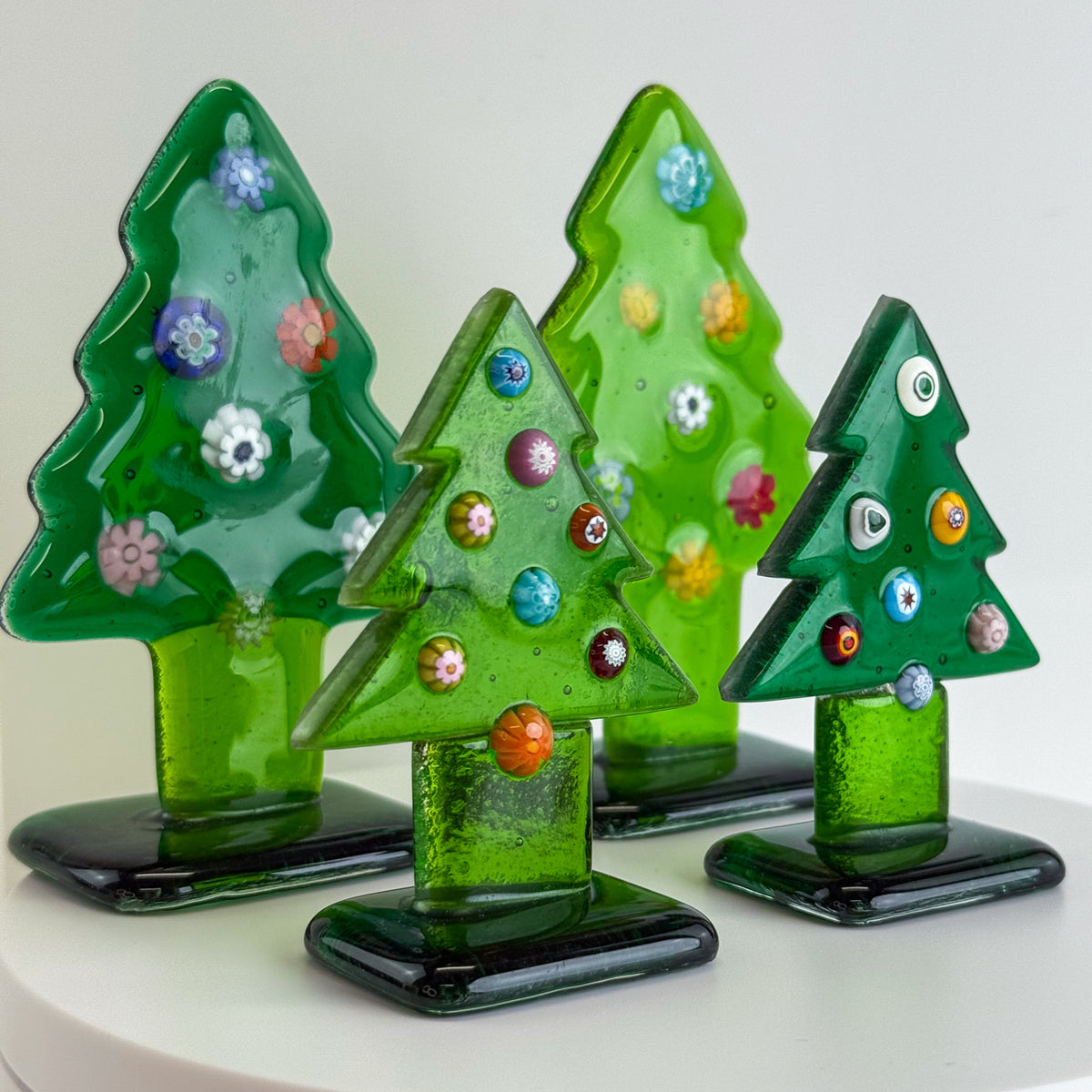 Millefiori Christmas Tree - Murano Glass - Holiday Decor