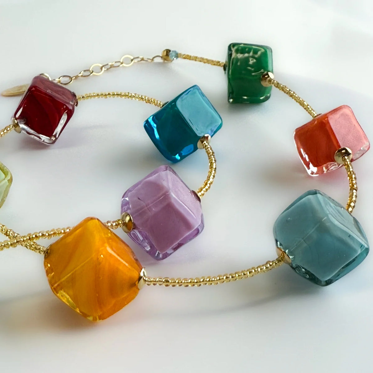 Murano Glass Single or Double Strand Dolce Necklace, Handcrafted in Italy - My Italian Decor