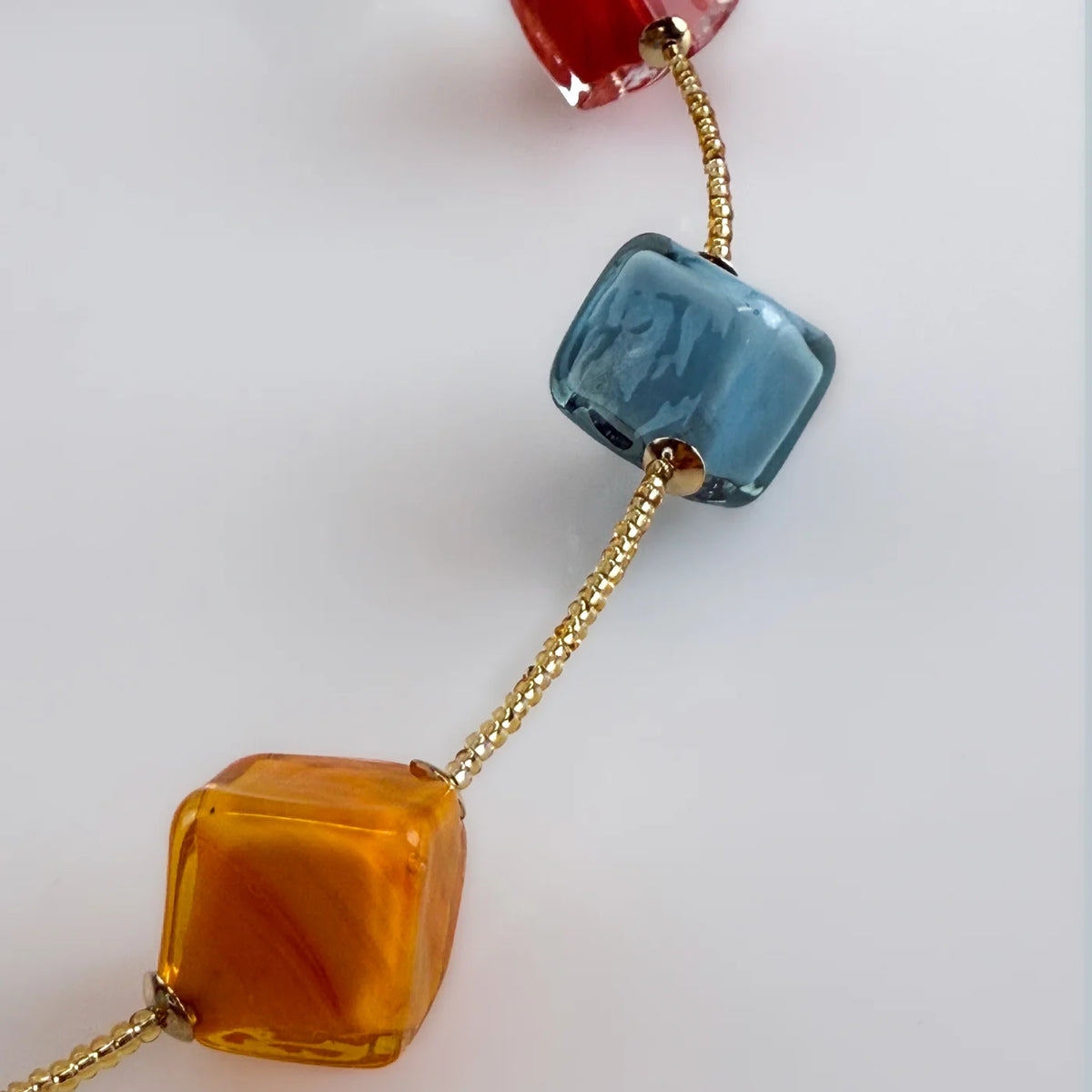 Murano Glass Single or Double Strand Dolce Necklace, Handcrafted in Italy - My Italian Decor
