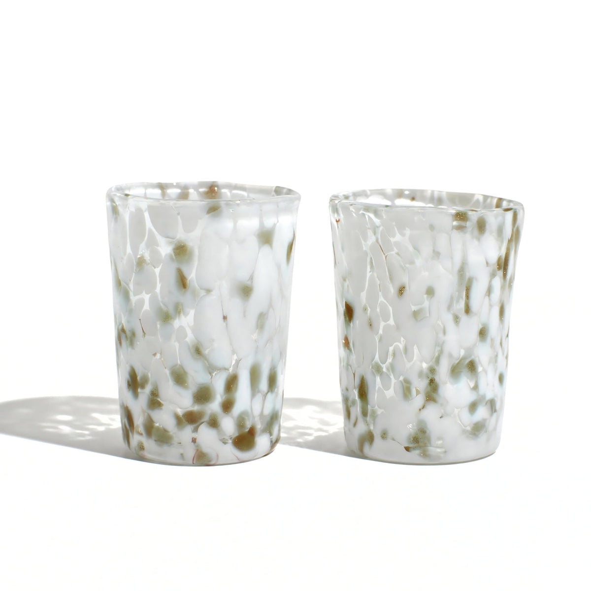 Murano Glass Tesoro Shot Glasses, Set of 2, Made in Italy