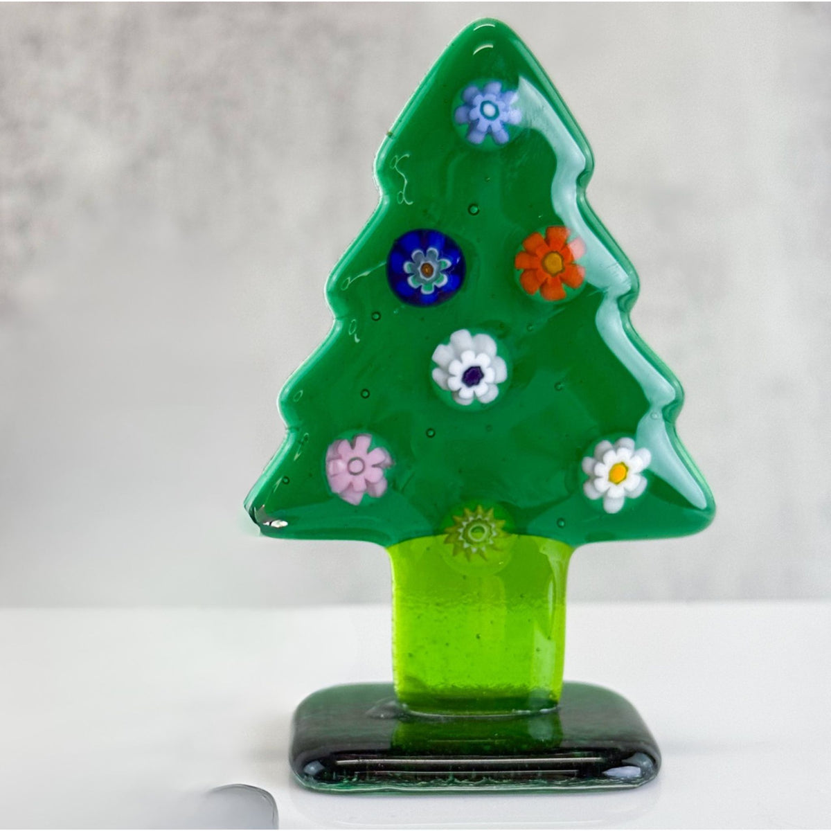 Millefiori Christmas Tree - Murano Glass - Holiday Decor