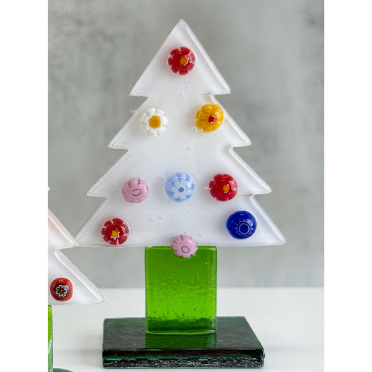 Millefiori Christmas Tree - Murano Glass - Holiday Decor