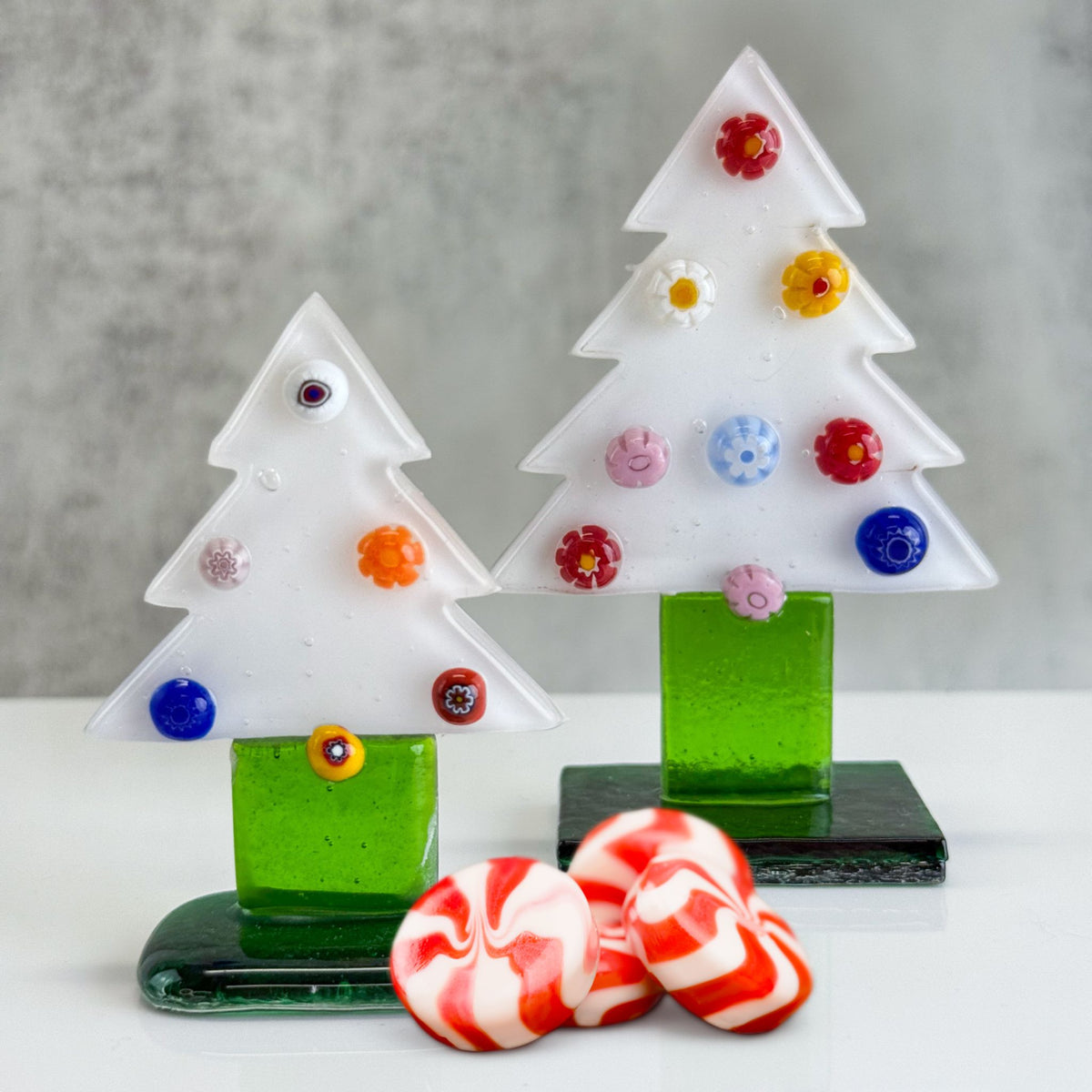 Millefiori Christmas Tree - Murano Glass - Holiday Decor
