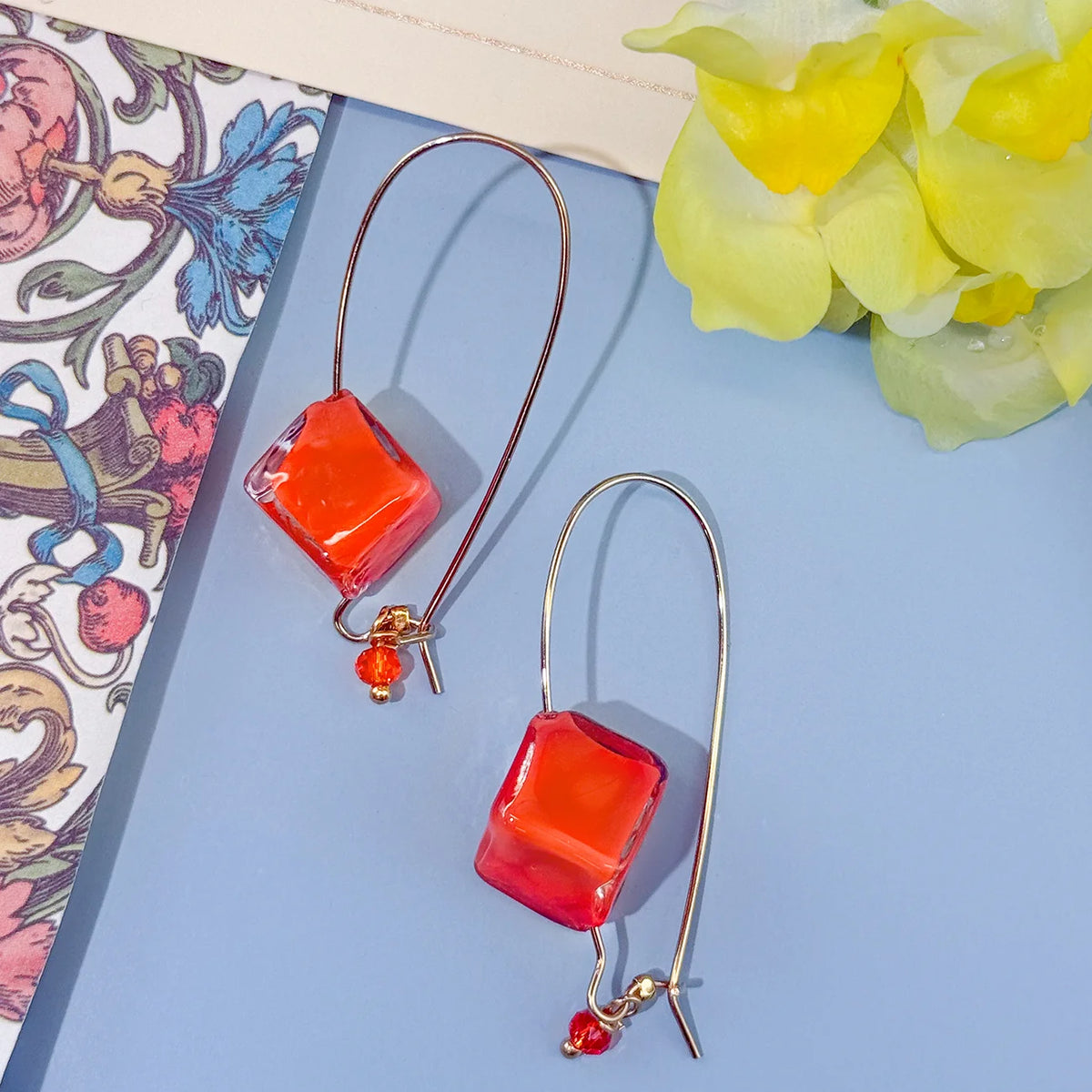 Murano Glass Dolce Earrings, Handcrafted in Italy