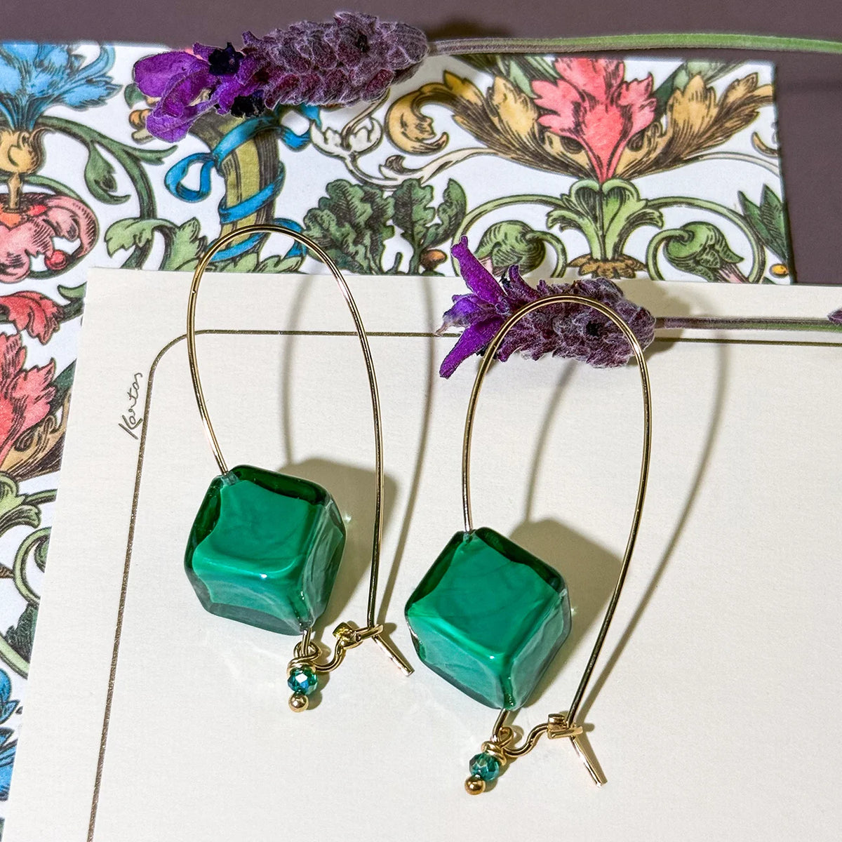 Murano Glass Dolce Earrings, Handcrafted in Italy
