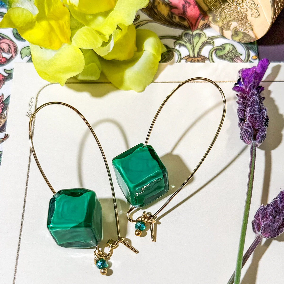 Murano Glass Dolce Earrings, Handcrafted in Italy