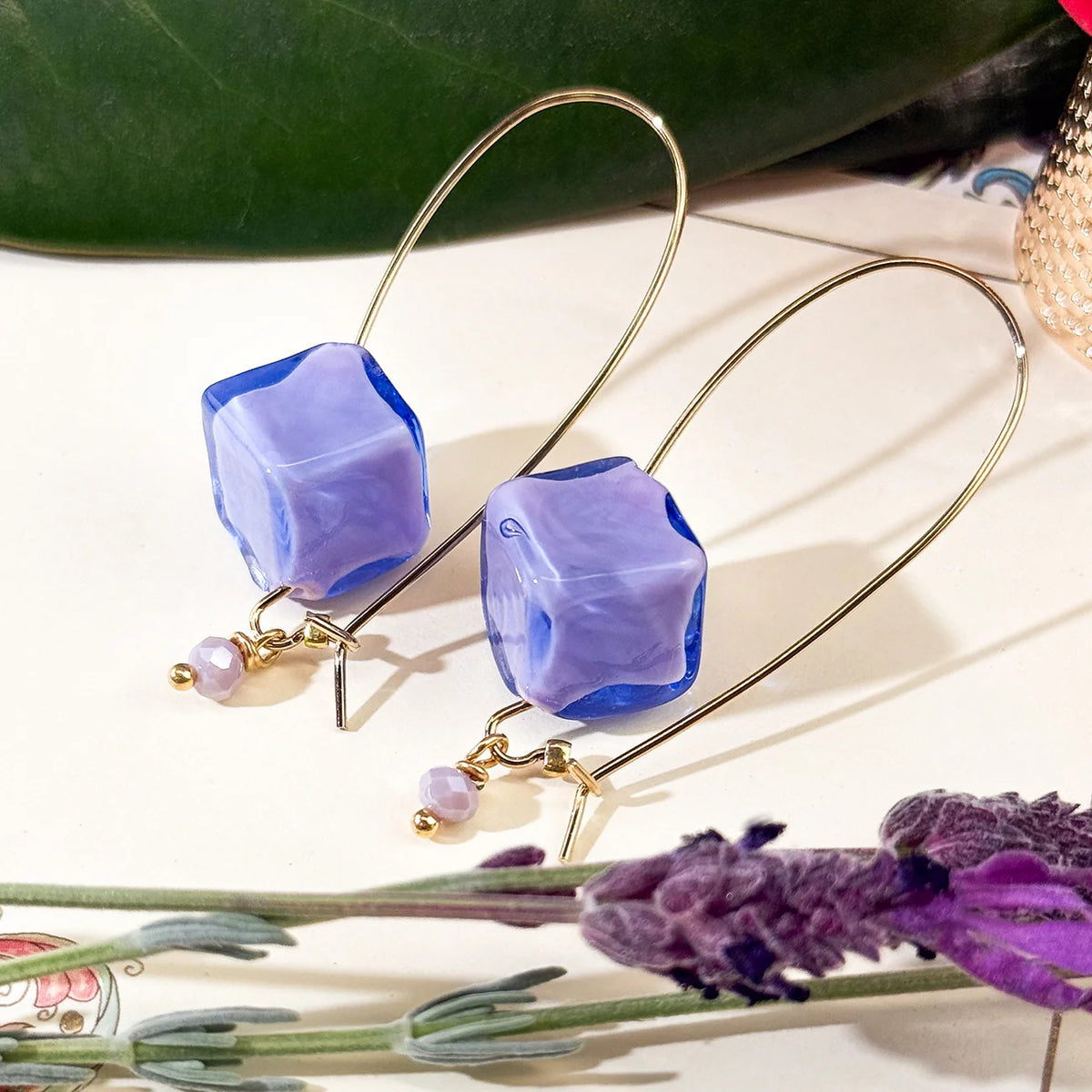 Murano Glass Dolce Earrings, Handcrafted in Italy