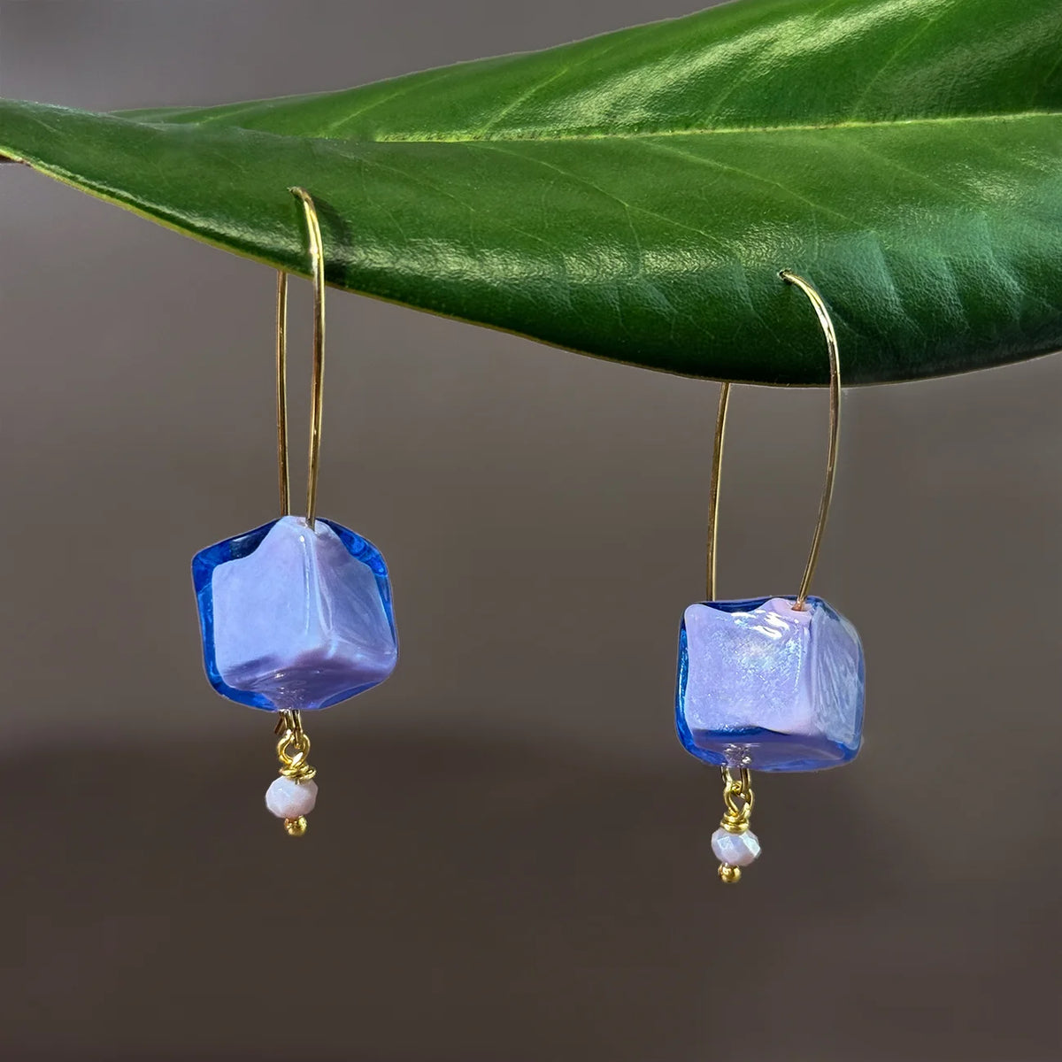Murano Glass Dolce Earrings, Handcrafted in Italy