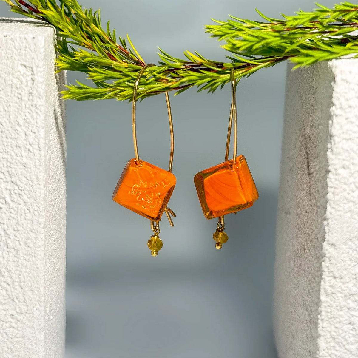Murano Glass Dolce Earrings, Handcrafted in Italy