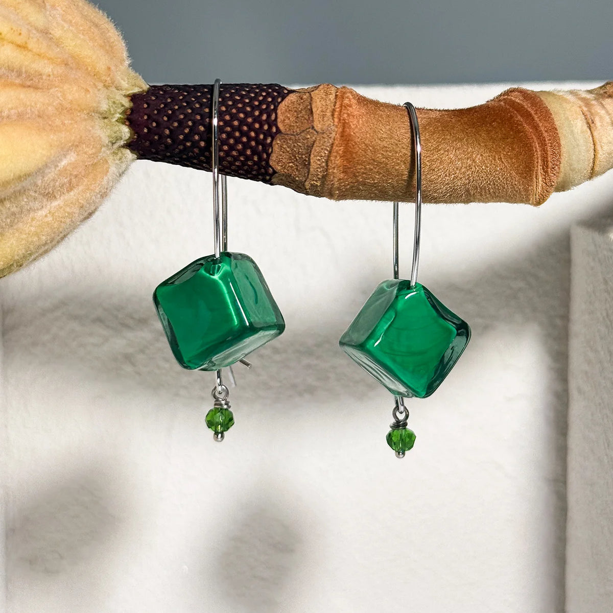 Murano Glass Dolce Earrings, Handcrafted in Italy