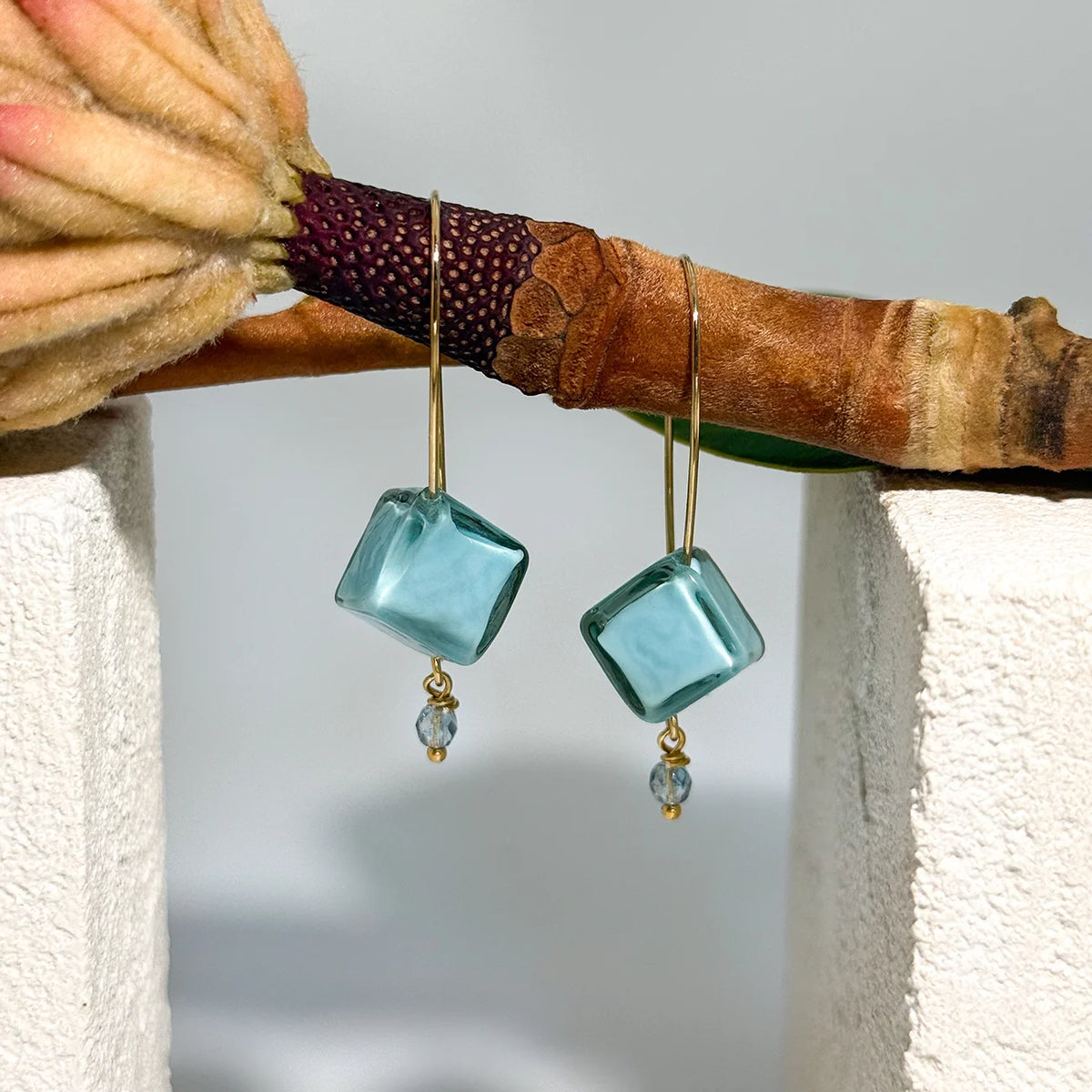 Murano Glass Dolce Earrings, Handcrafted in Italy