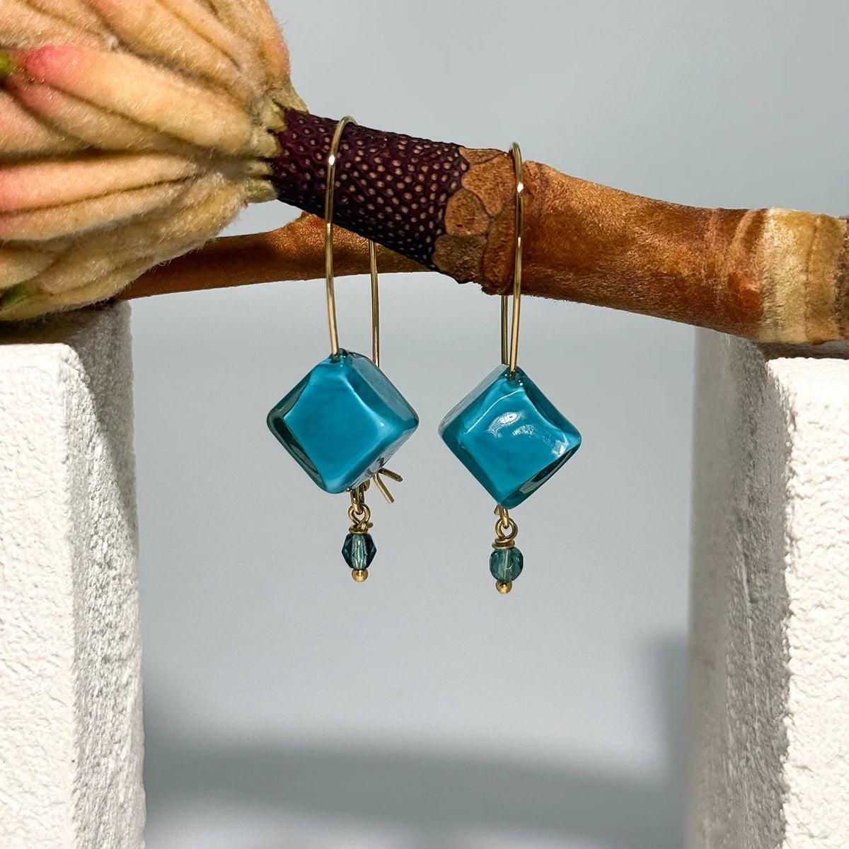 Murano Glass Dolce Earrings, Handcrafted in Italy