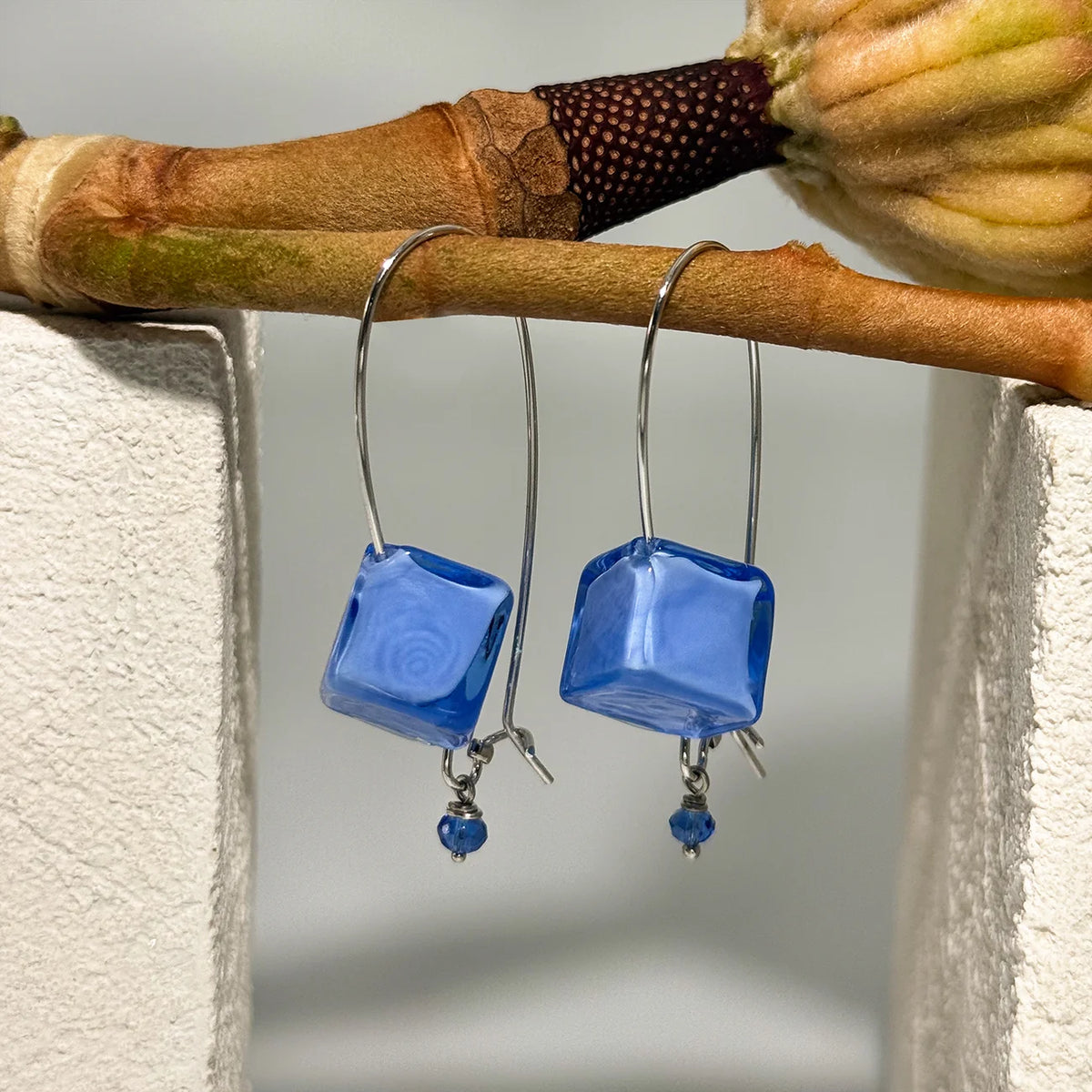 Murano Glass Dolce Earrings, Handcrafted in Italy