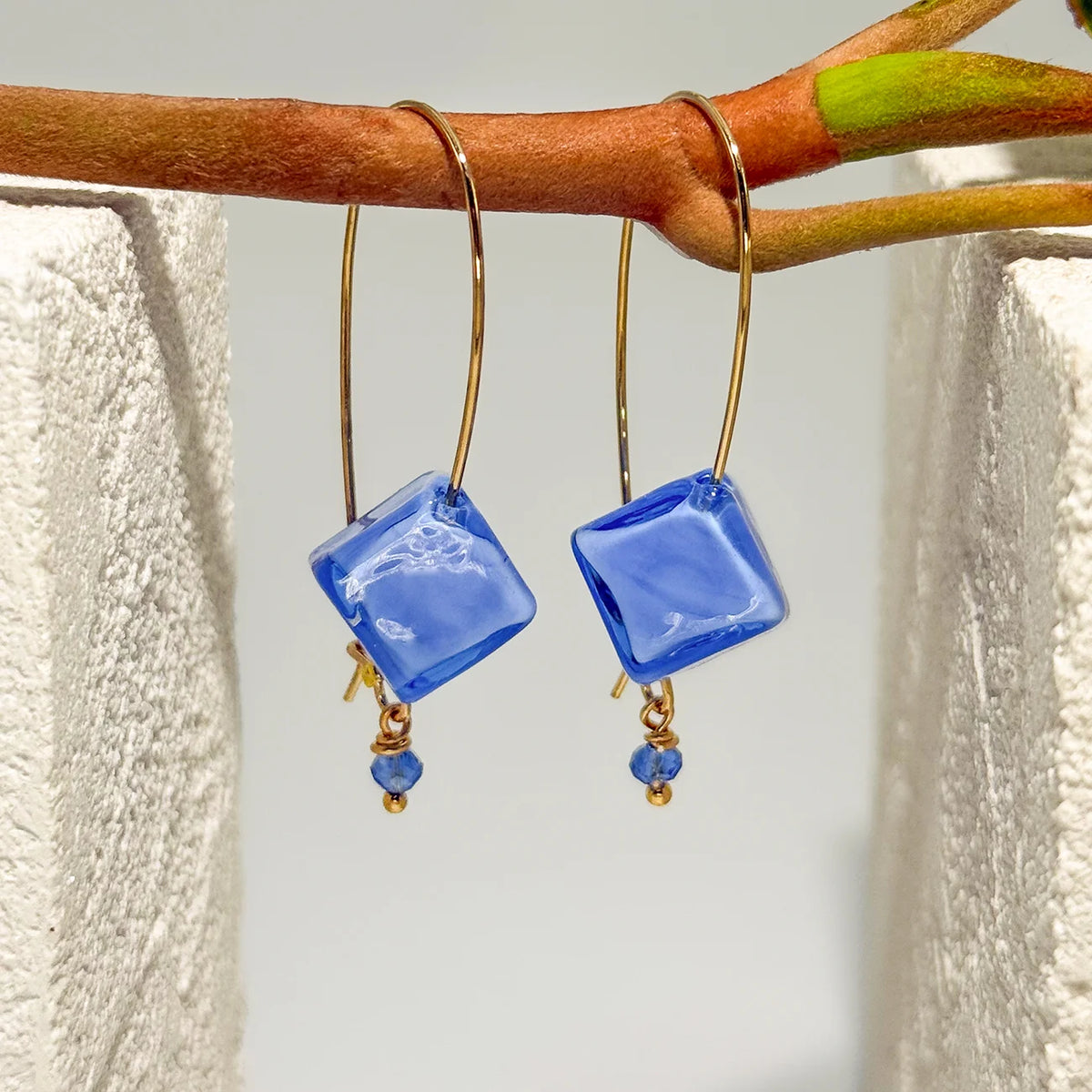 Murano Glass Dolce Earrings, Handcrafted in Italy