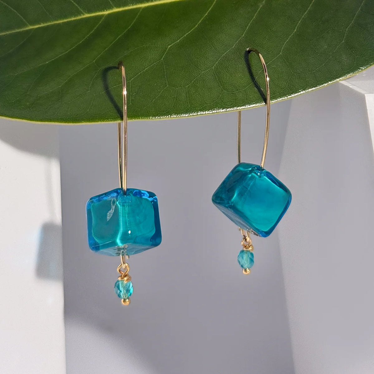 Murano Glass Dolce Earrings, Handcrafted in Italy