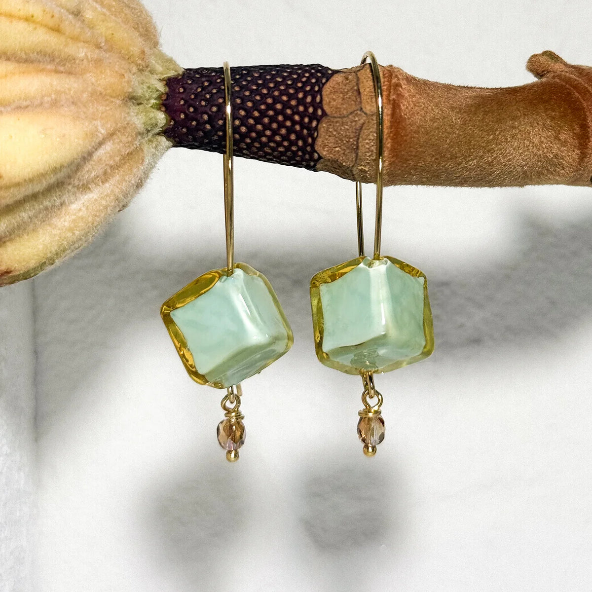 Murano Glass Dolce Earrings, Handcrafted in Italy
