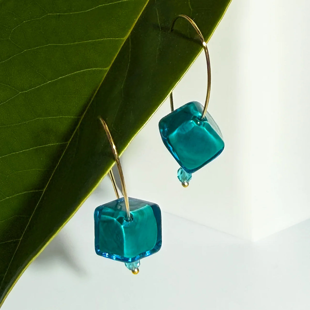 Murano Glass Dolce Earrings, Handcrafted in Italy
