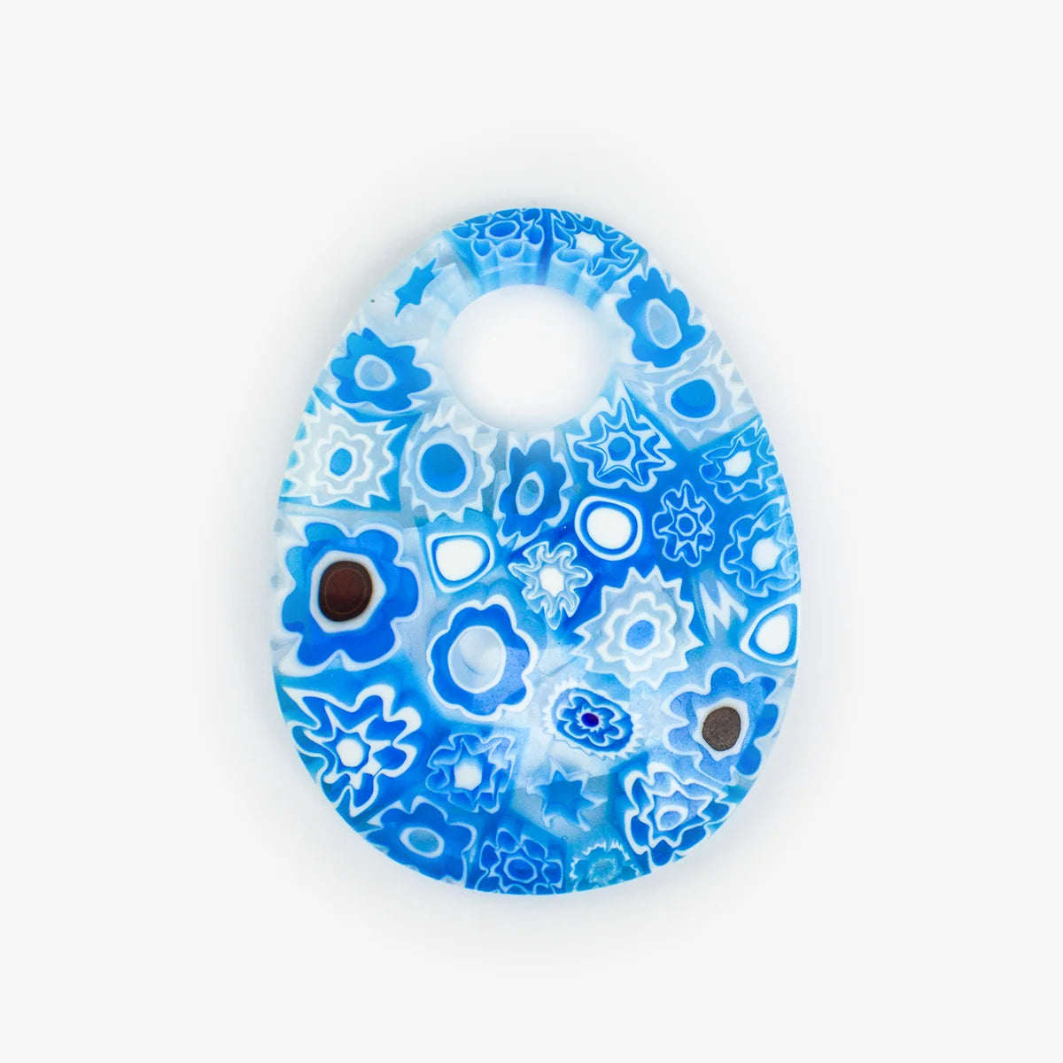 Large Oval Millefiori Pendant - Made by Ercole Moretti