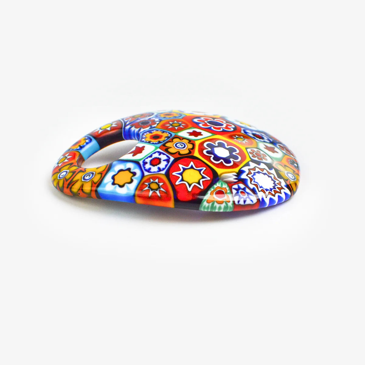 Large Oval Millefiori Pendant - Made by Ercole Moretti