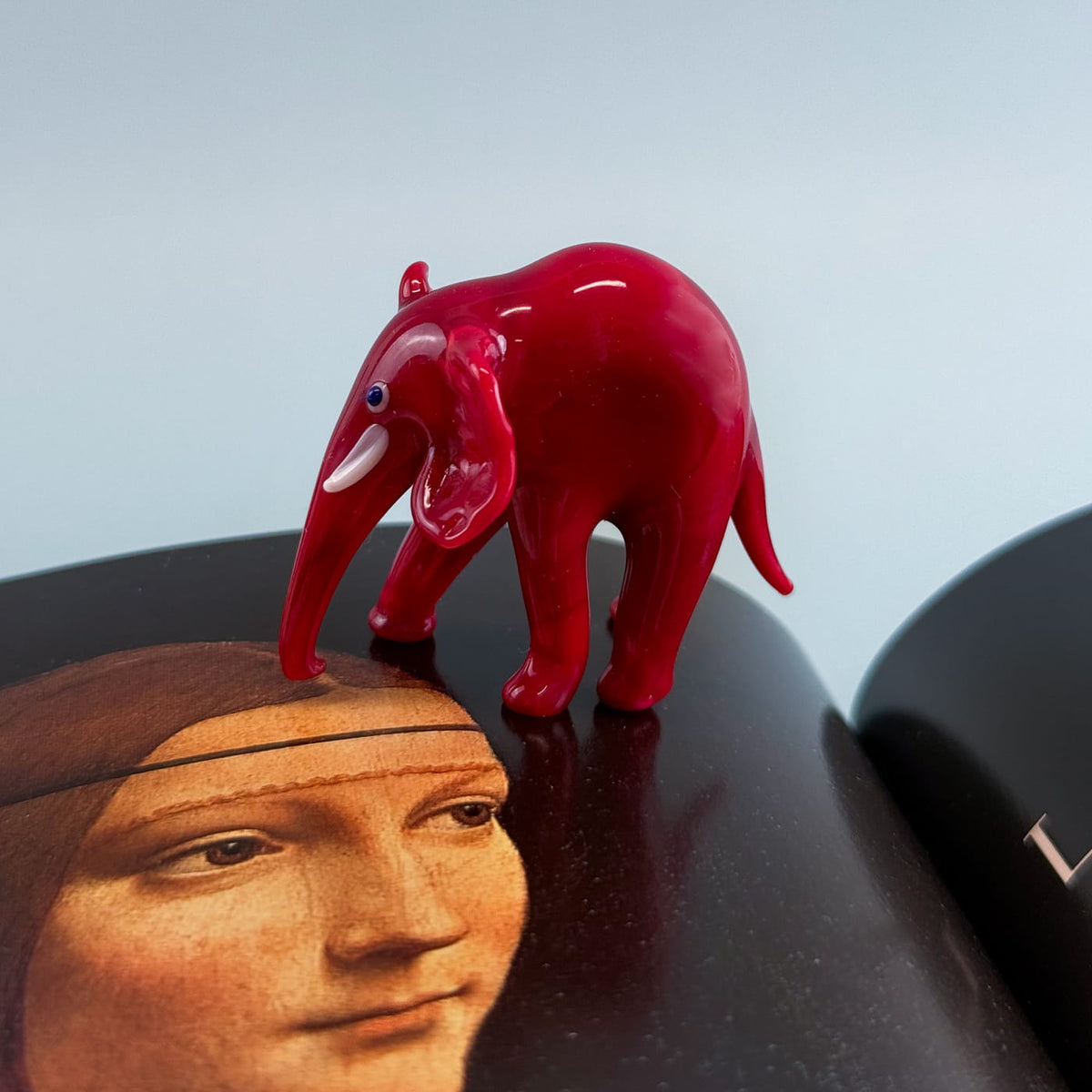 Murano Glass Elephant Family, Set of 3, Handcrafted In Italy