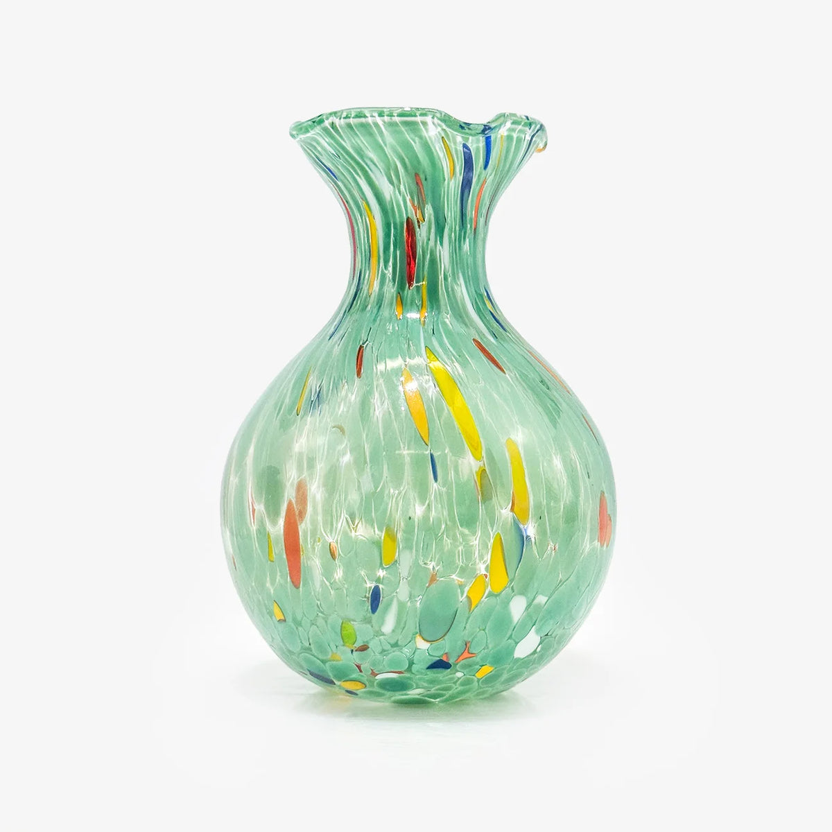 Murano Glass Fiori Small Vase, Made in Italy