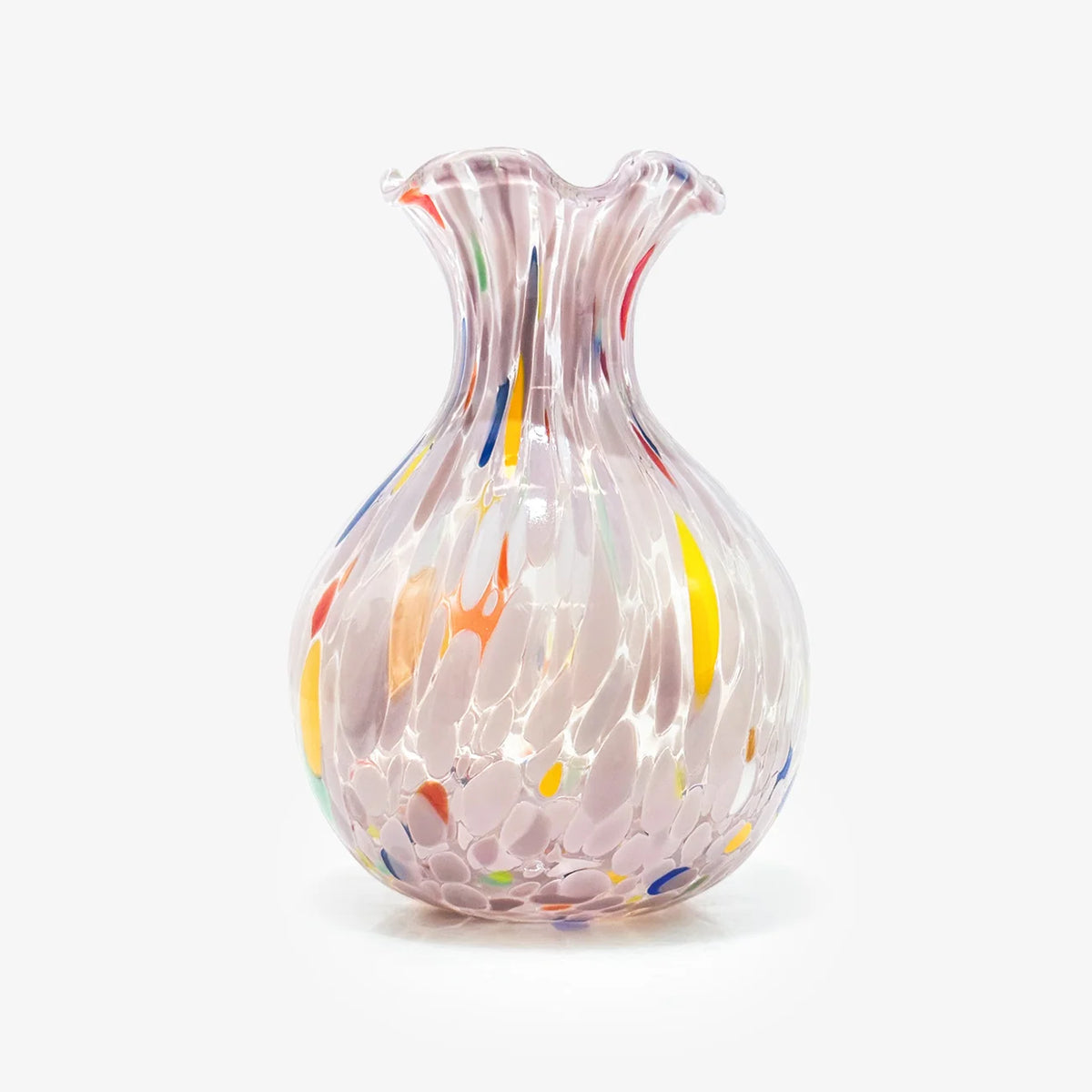 Murano Glass Fiori Small Vase, Made in Italy