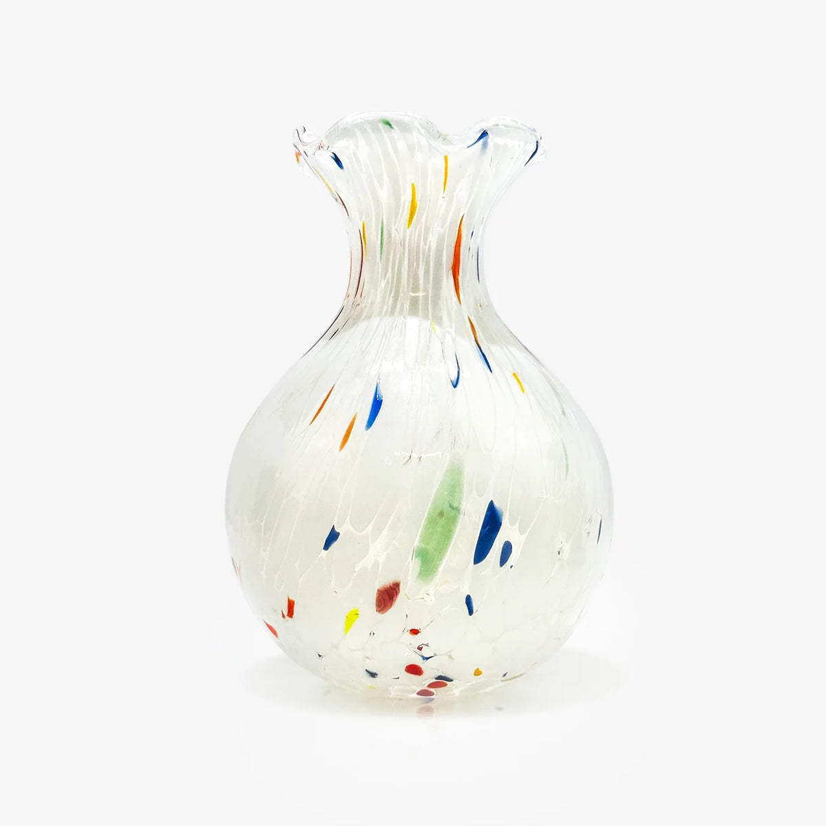 Murano Glass Fiori Small Vase, Made in Italy