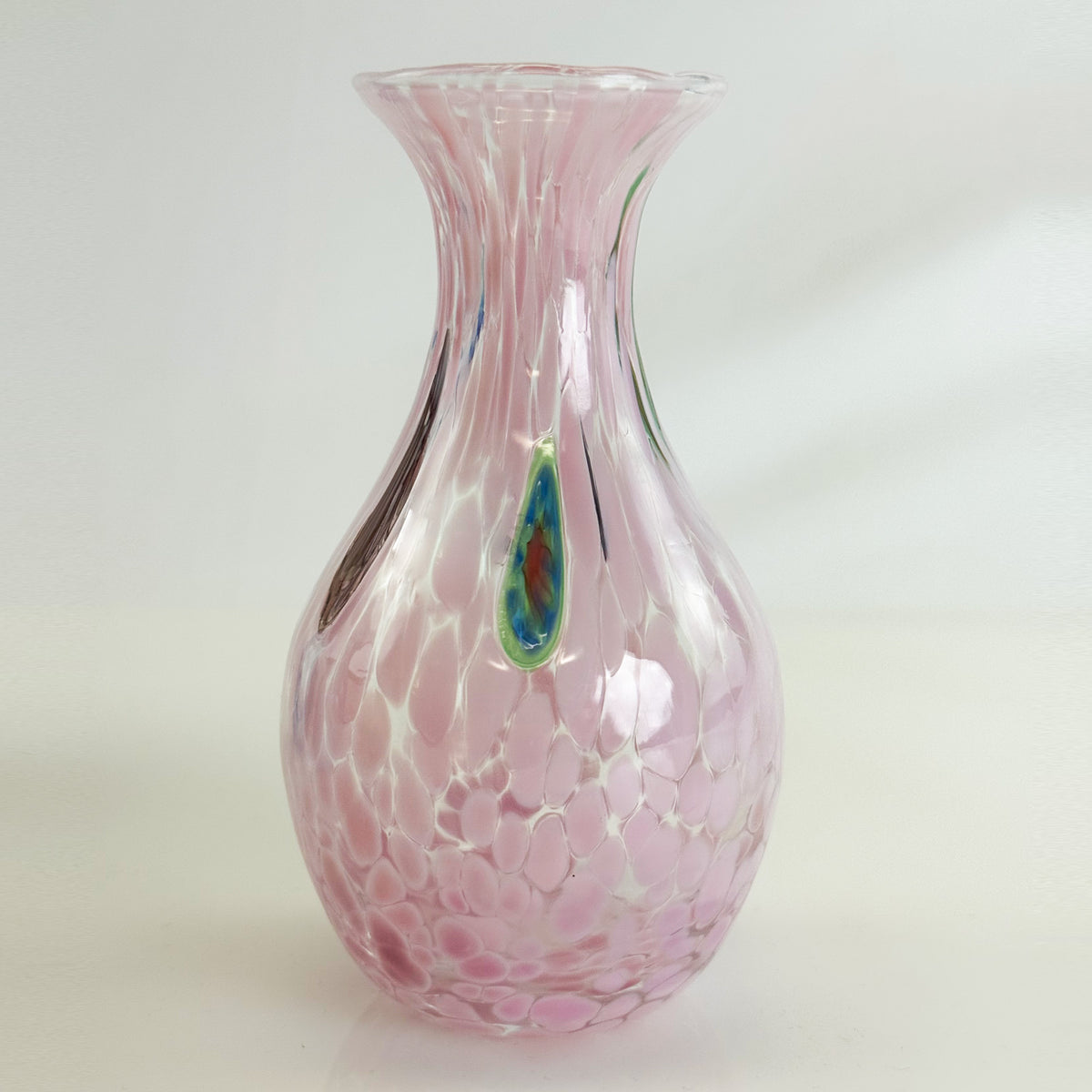 Murano Glass Fiori Small Vase, Made in Italy