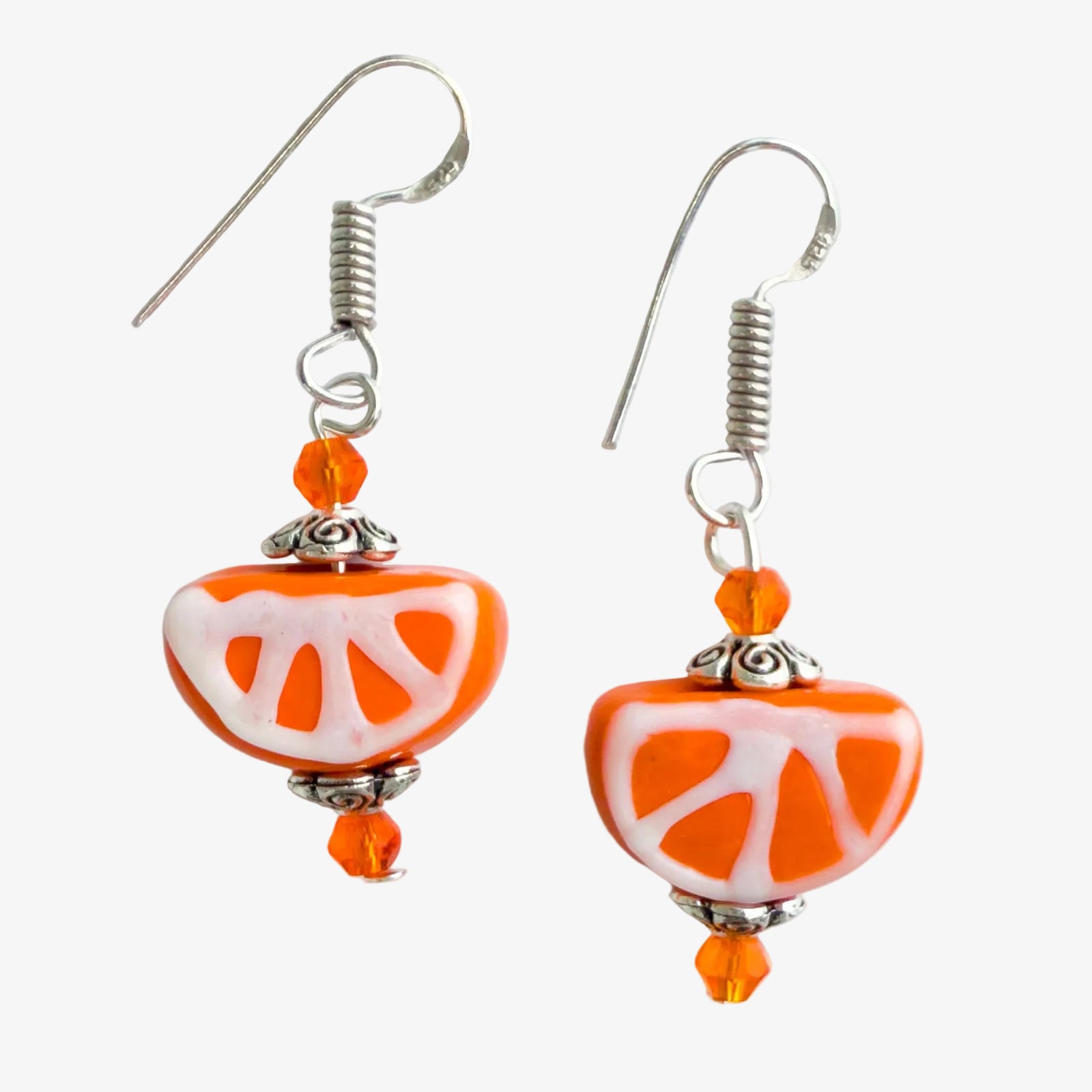 Orange Fruit - Bracelet - Earrings - Murano Glass Beads - My Italian Decor