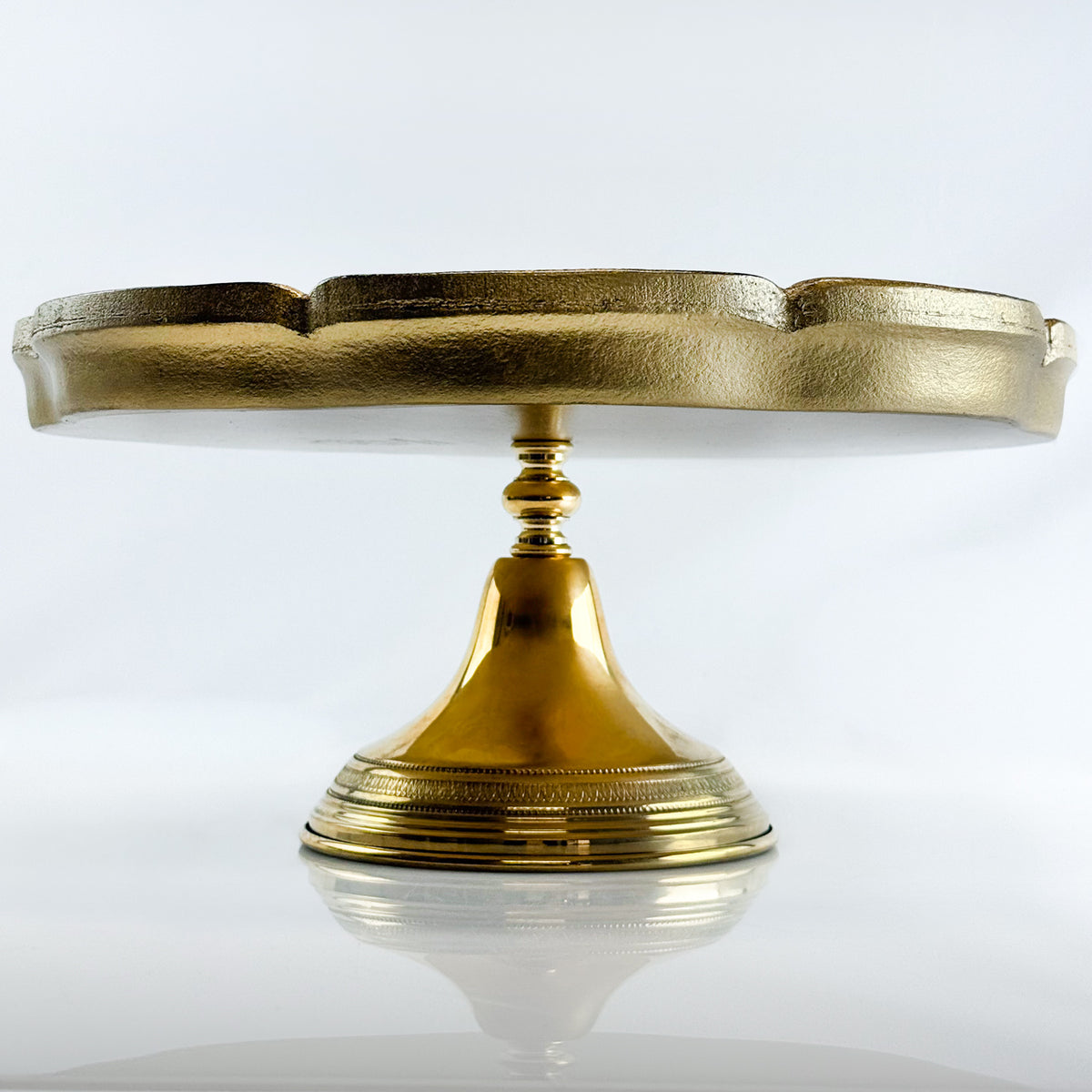 Florentine Carved Gilded Wood Cake Stand