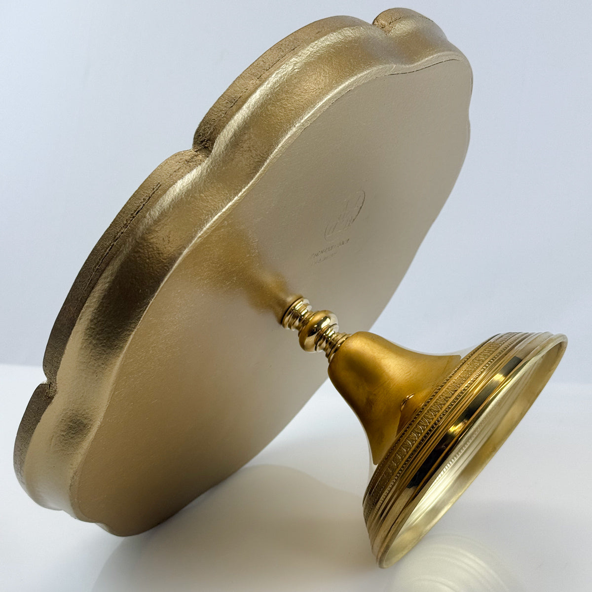 Florentine Carved Gilded Wood Cake Stand