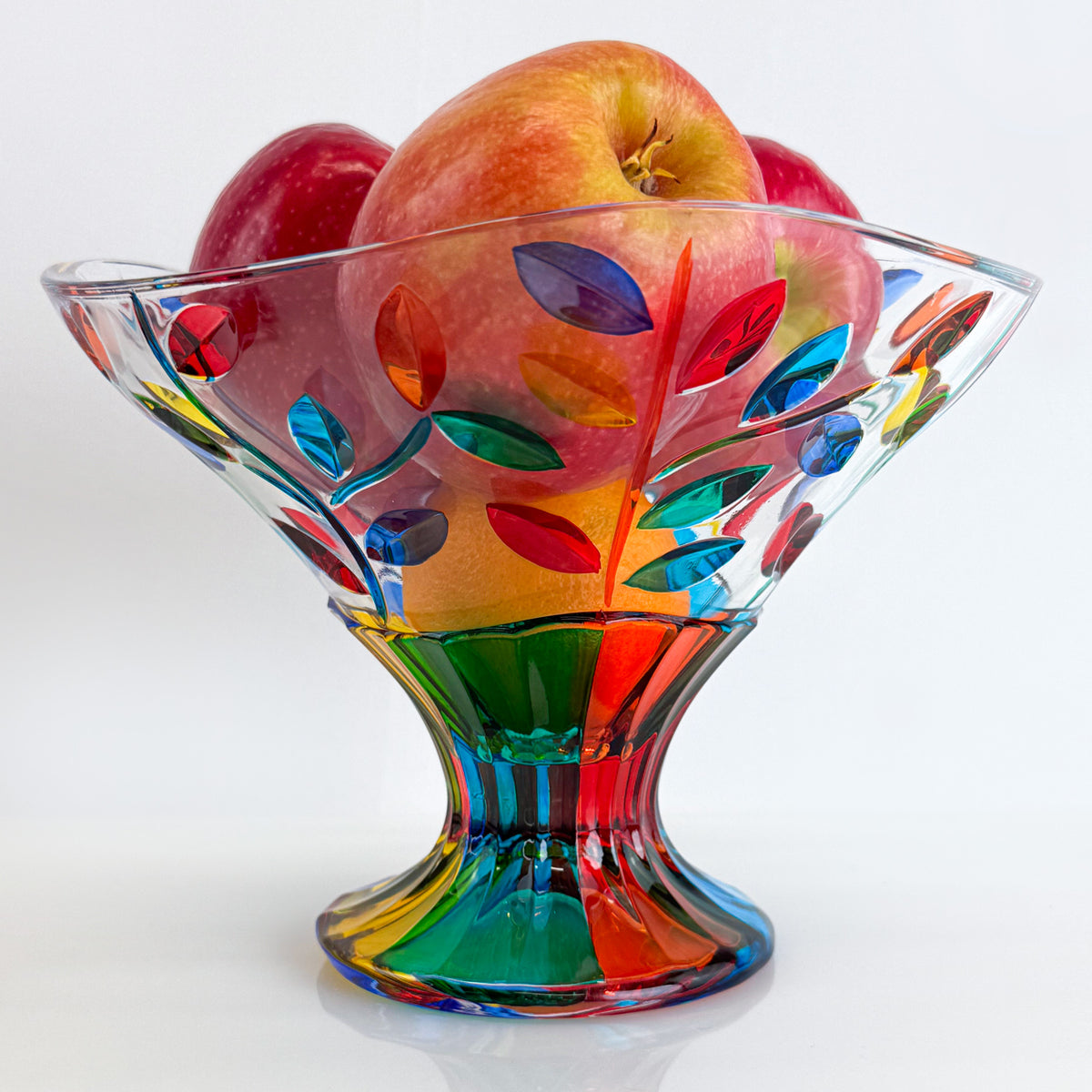 Flowervine Compote Bowl - Made &amp; Hand-painted In Italy