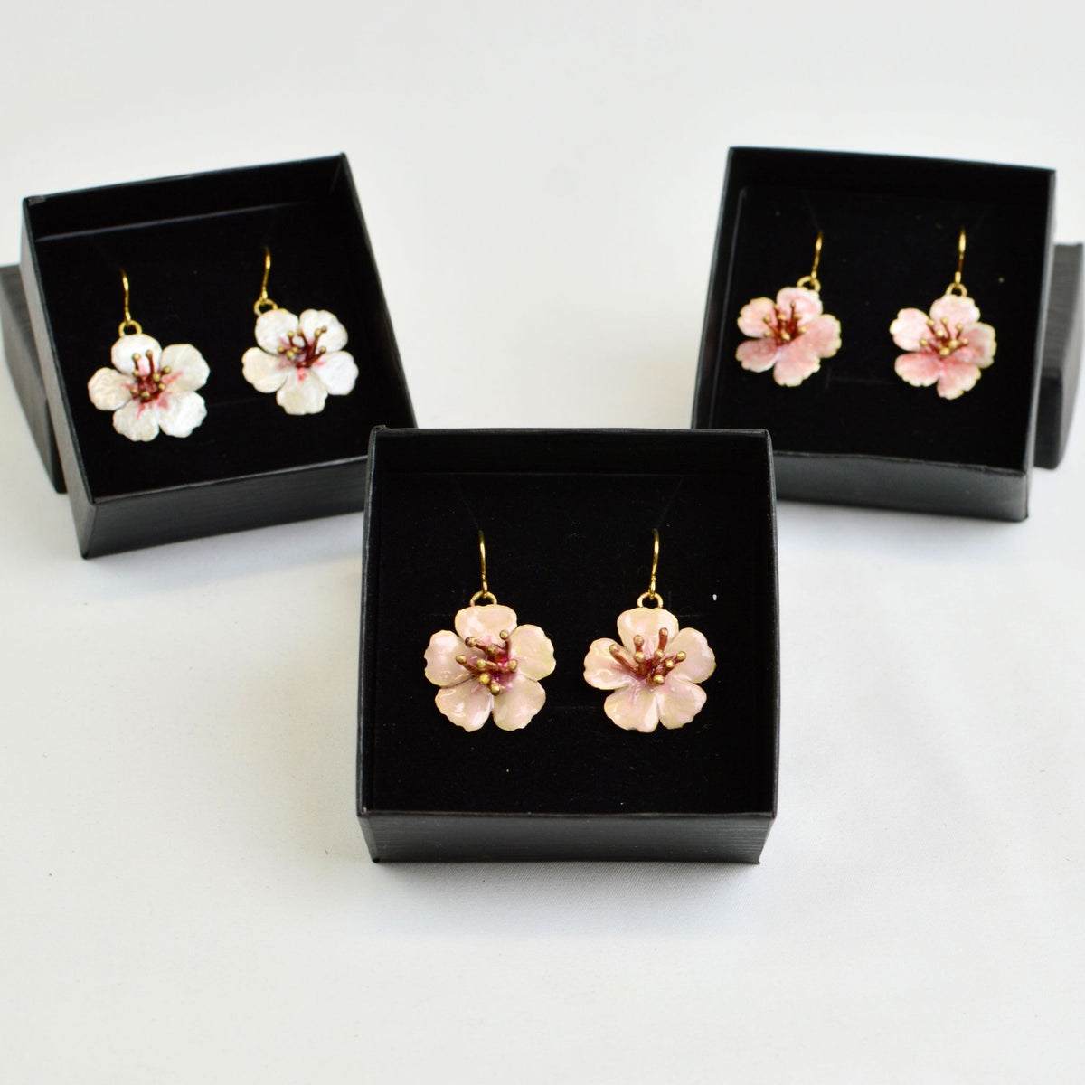 Giardino Collection, Cherry Blossom, Earring, Made in Sicily