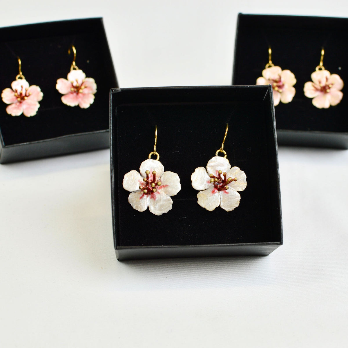 Giardino Collection, Cherry Blossom, Earring, Made in Sicily