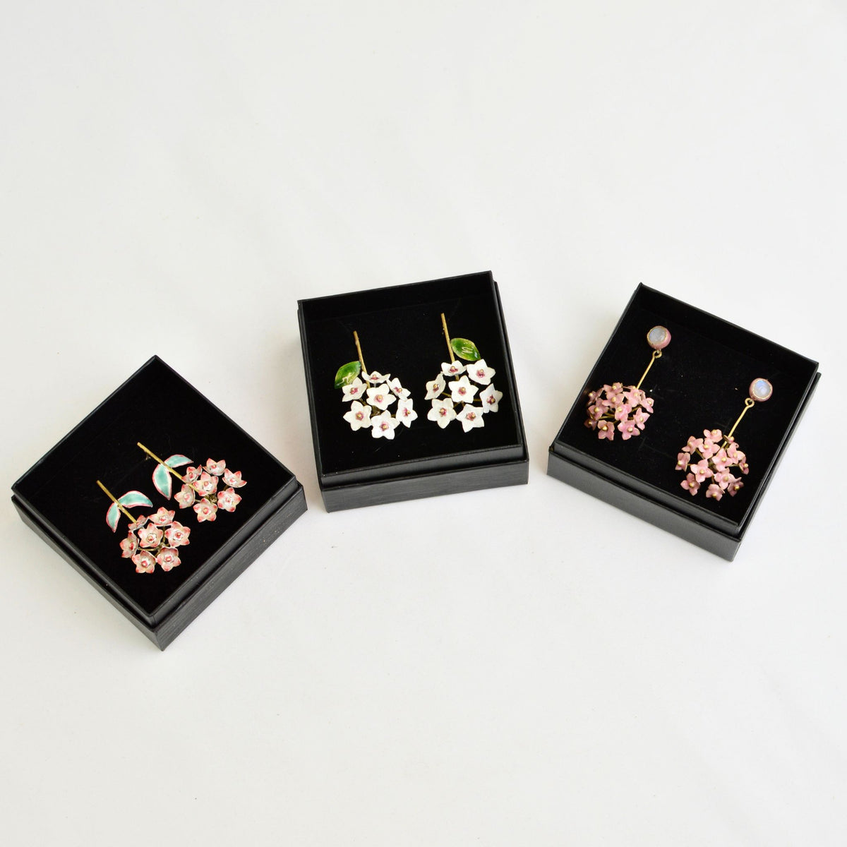 Giardino Collection, Hydrangea, Earring, Made in Italy