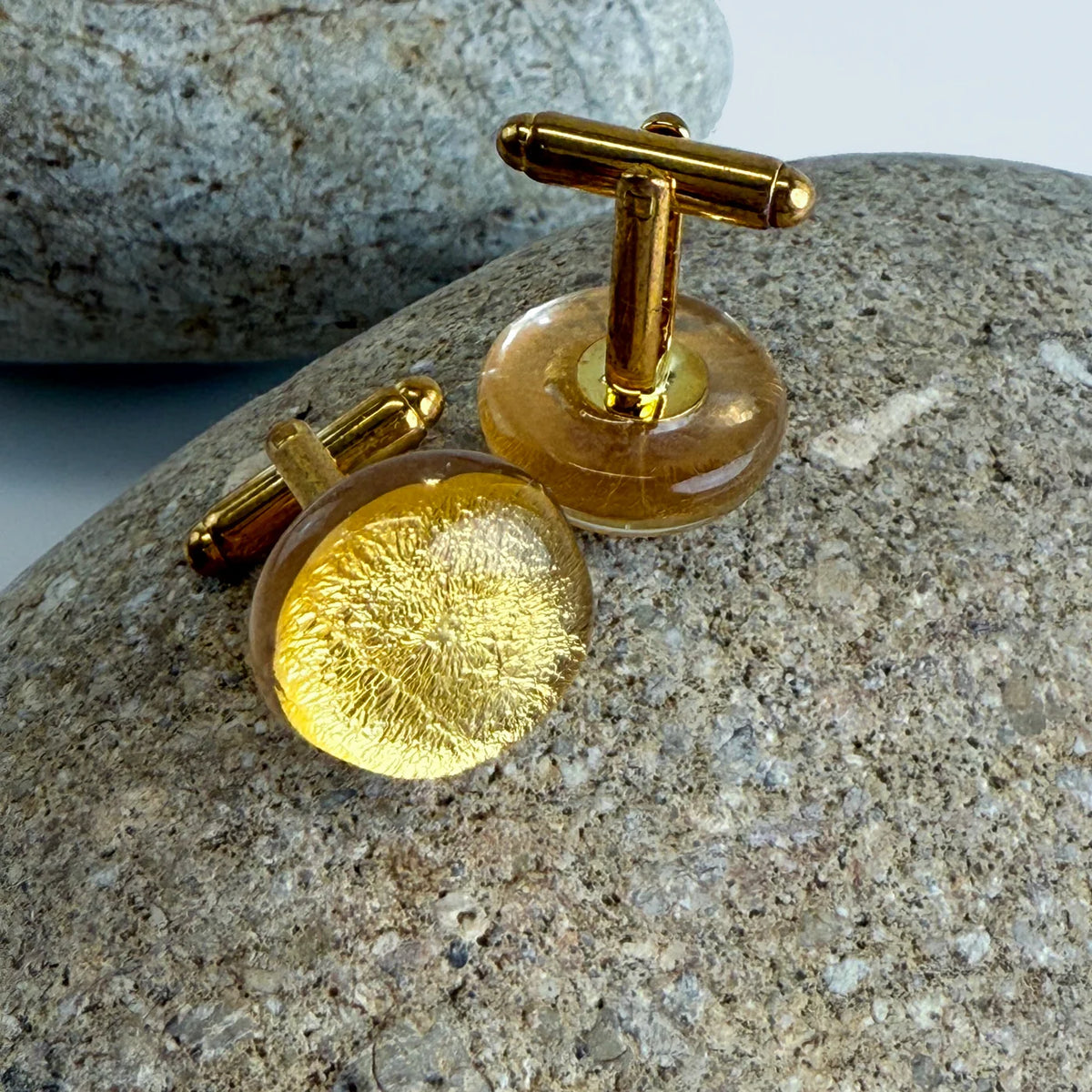 Murano Glass Foiled Cufflinks - My Italian Decor