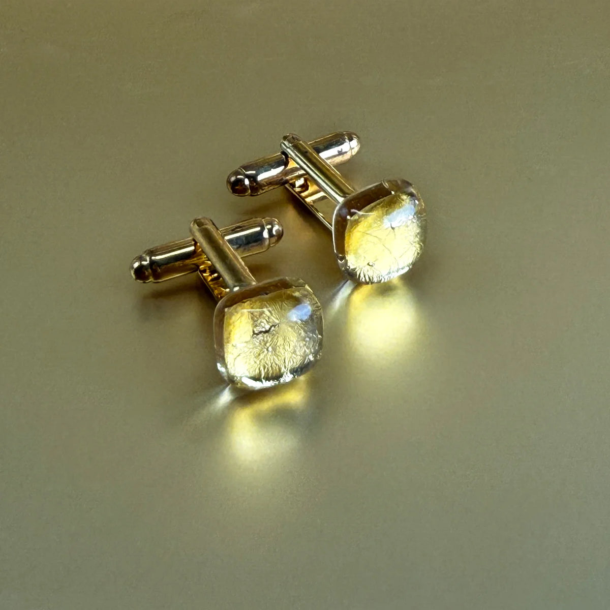 Murano Glass Foiled Cufflinks - My Italian Decor