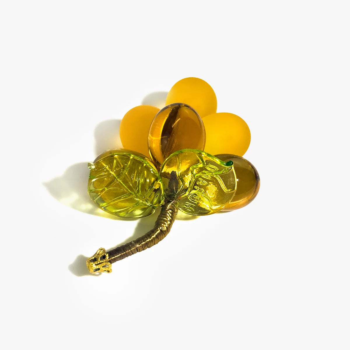 Murano Glass Solid Grape Cluster, Mini, Multiple Colors, Made in Italy