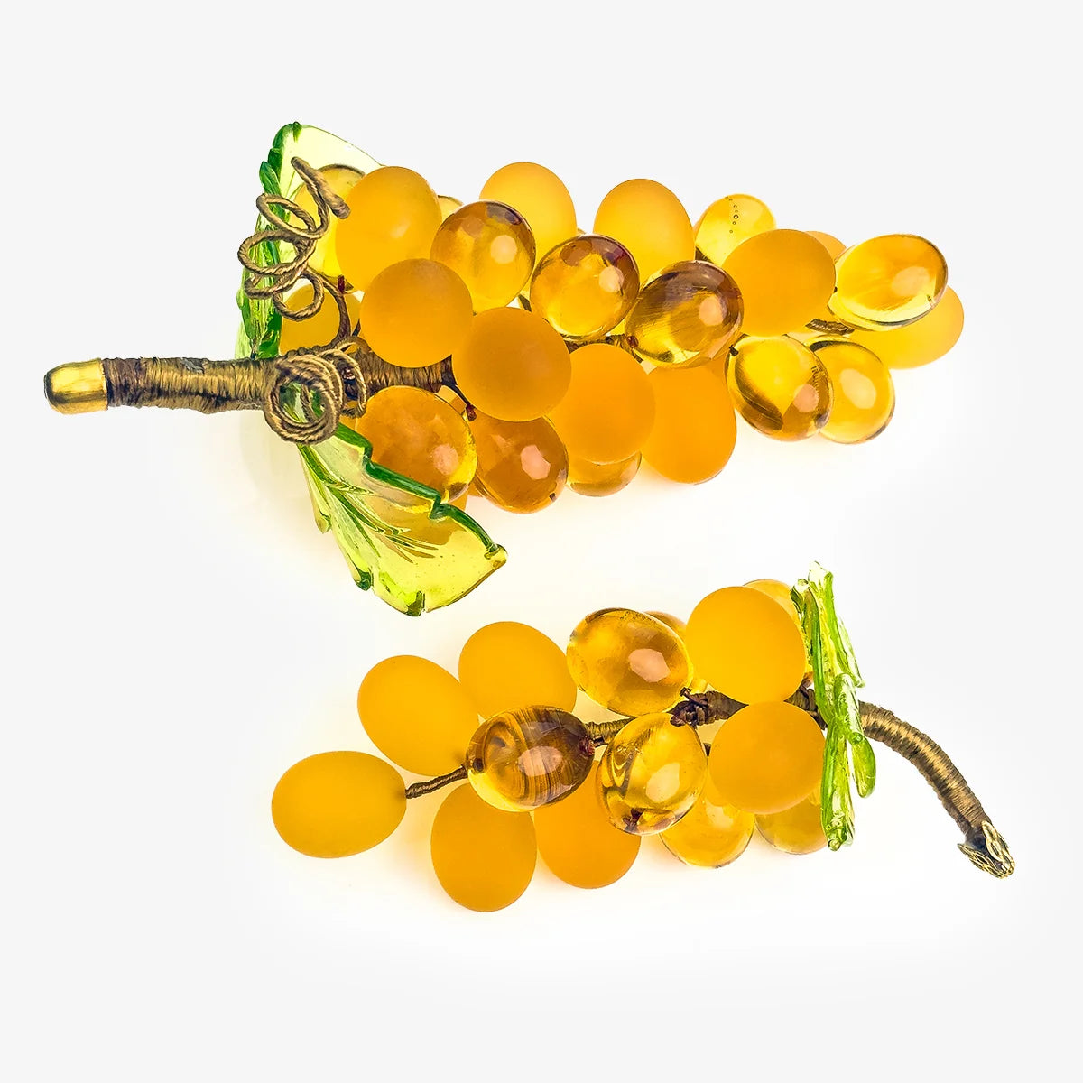 Murano Glass Grape Cluster, Large, Made in Italy