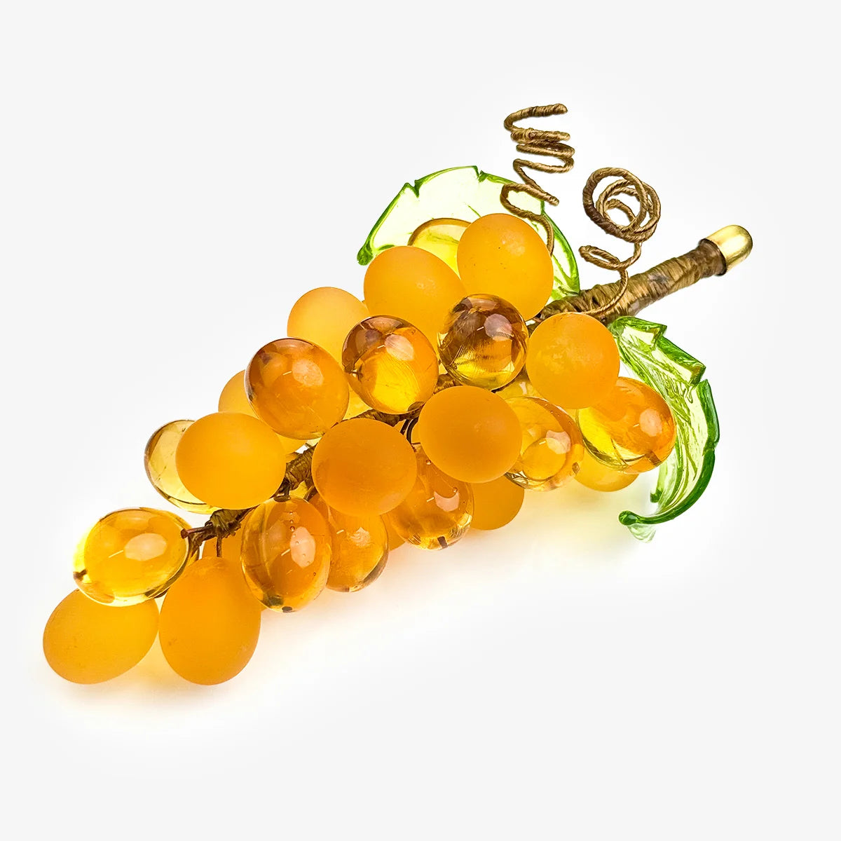 Murano Glass Grape Cluster, Large, Made in Italy