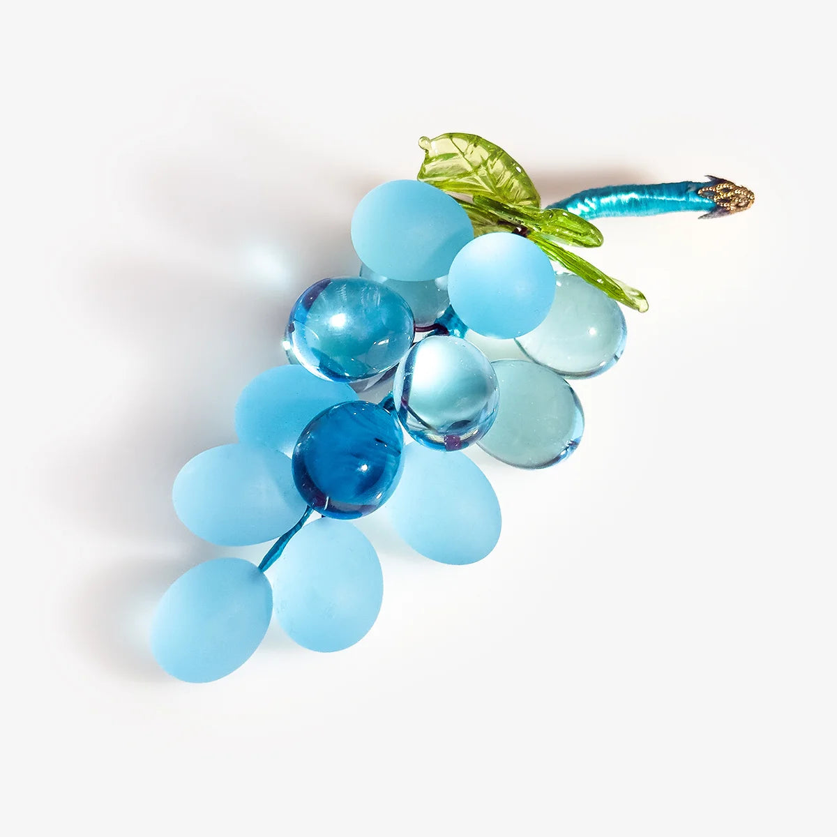 Murano Glass Solid Grape Cluster, Small, Multiple Colors, Made in Italy